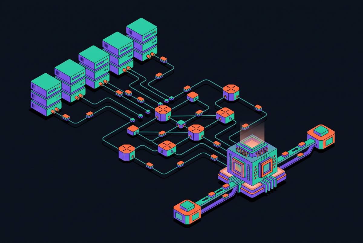 Cover illustration for “REST API Design Patterns for AI Pipelines”