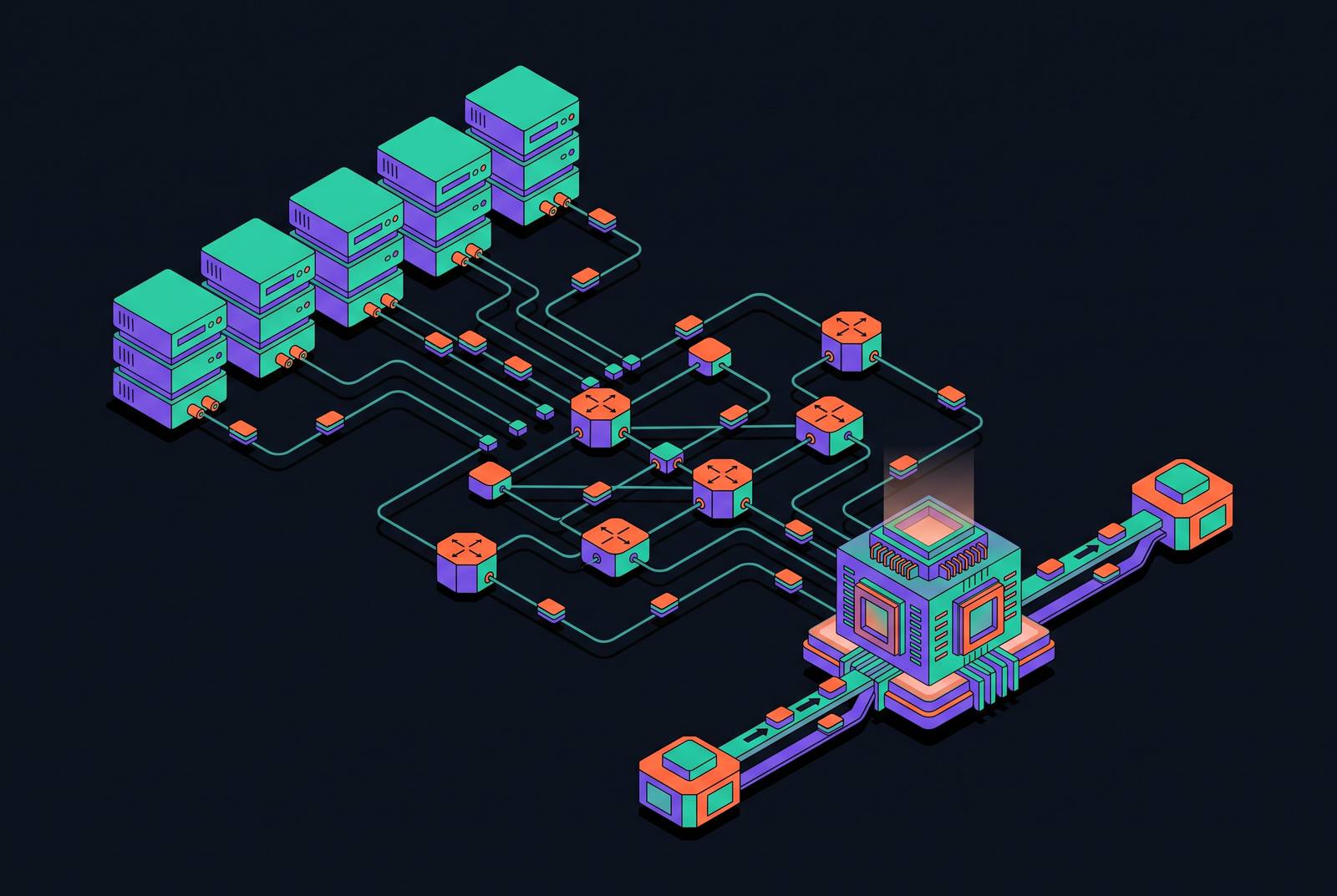 Cover illustration for “REST API Design Patterns for AI Pipelines”