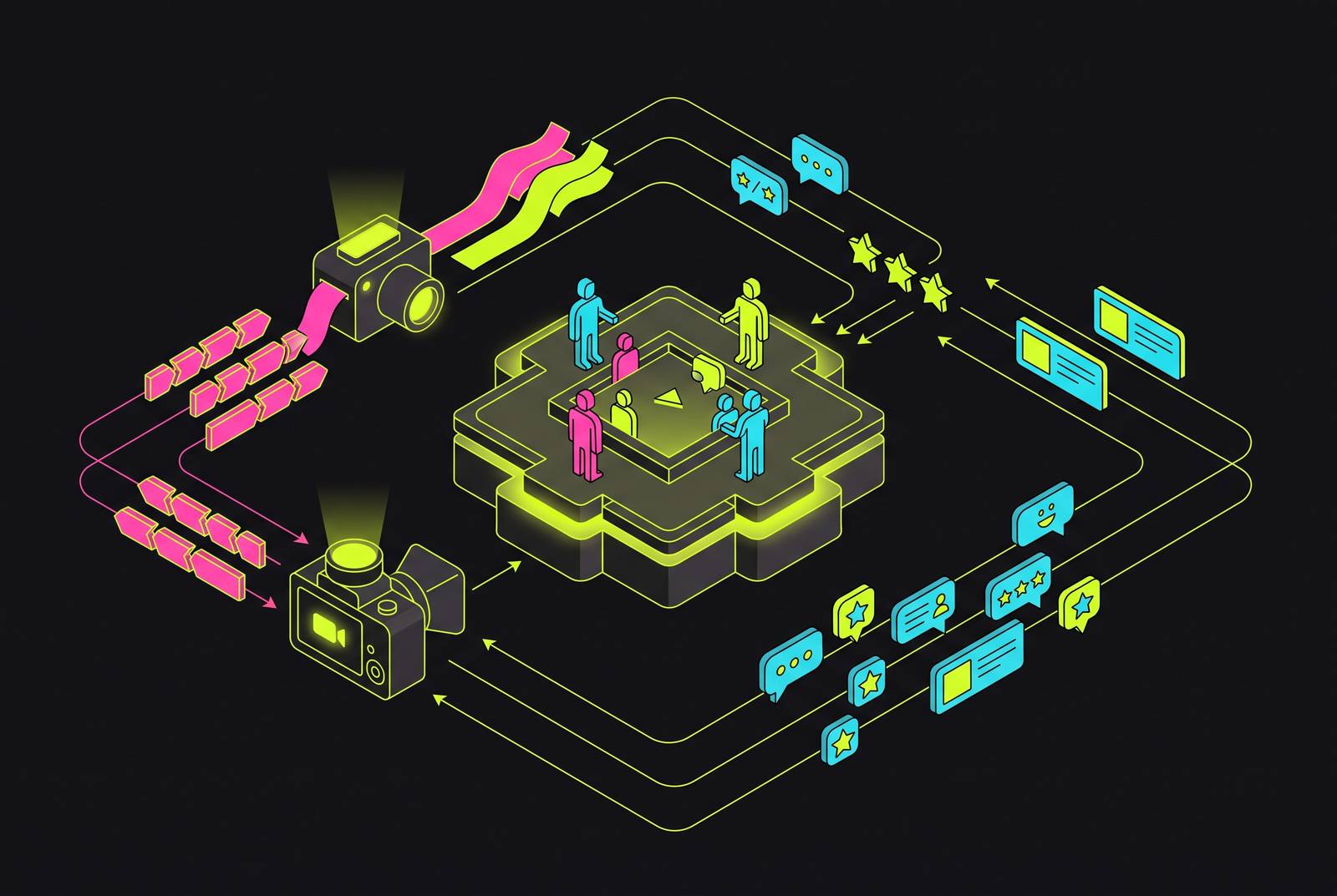 Cover illustration for “Community Playtesting Events That Generate Content and Feedback Simultaneously”