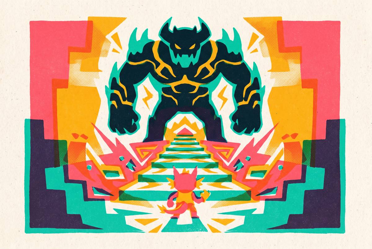 Cover illustration for “Boss Encounter Design in Creature Collector Progression”