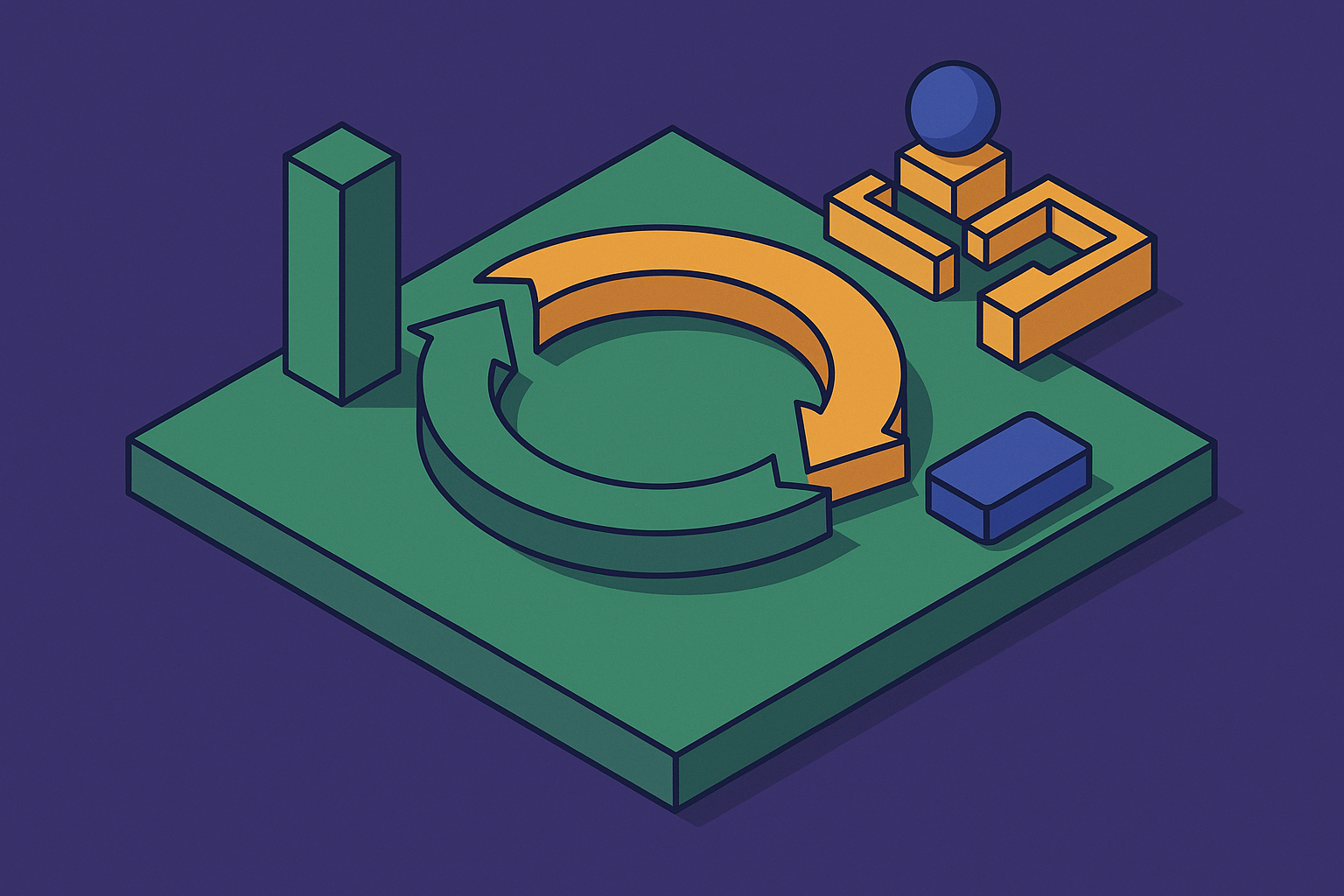 Cover illustration for “What a Core Loop Actually Is and Why Your Obby Probably Lacks One”