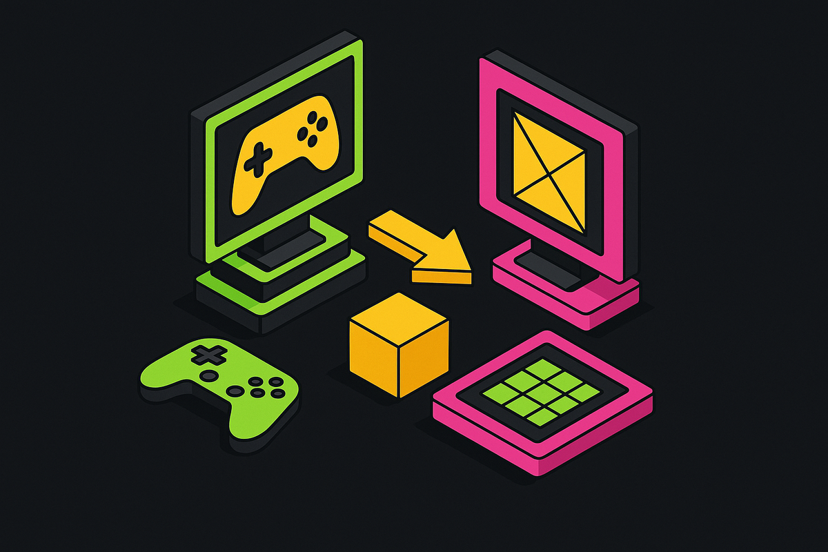 Cover illustration for “AI Game Builders That Ship Playable Games vs. Prototypes”