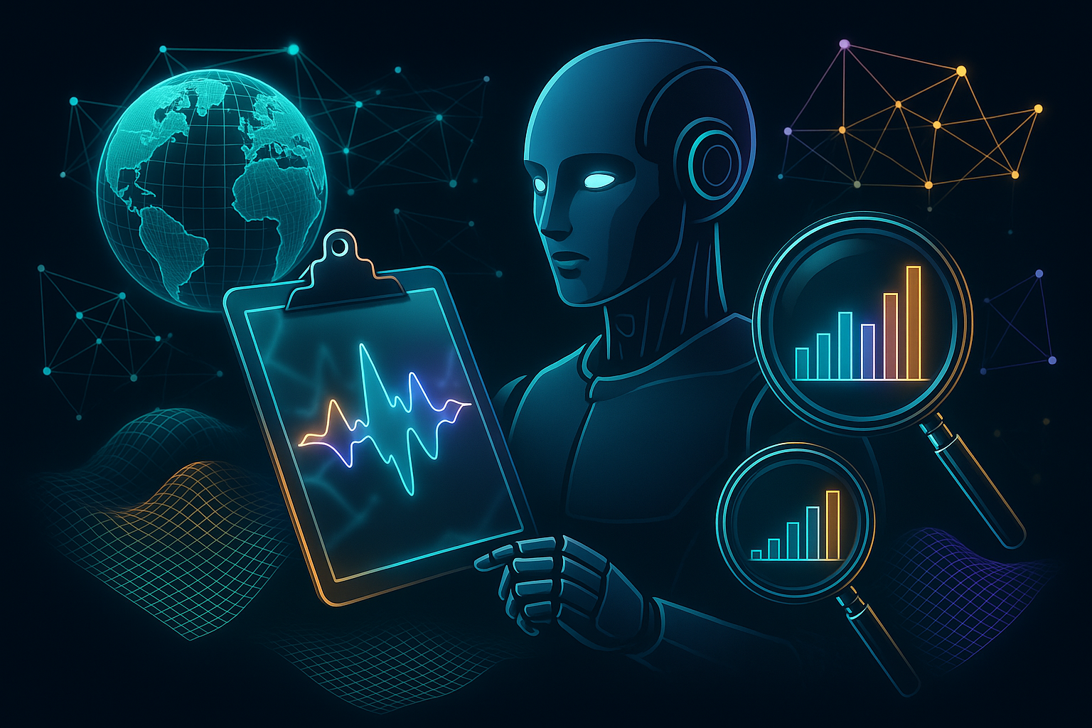 Cover illustration for “AI Agents as Research Participants”