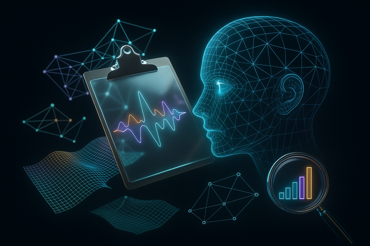 Cover illustration for “AI Moderation in Usability Studies”