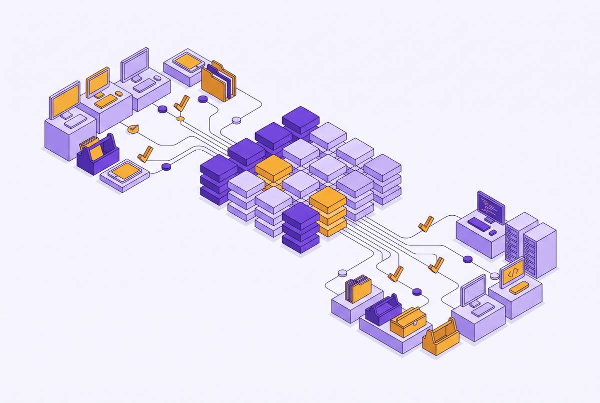 Cover illustration for “Tracking Plan Governance Across Product and Engineering Teams”