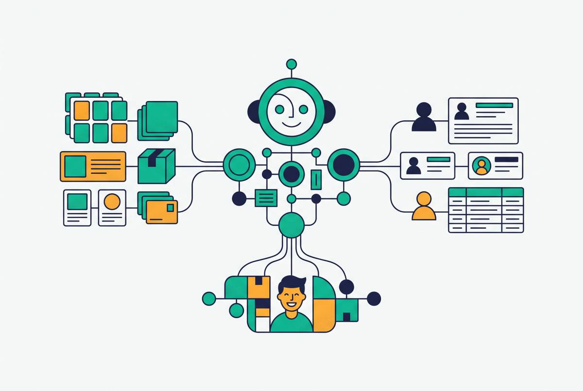 Cover illustration for “AI Agent Personalization Using Combined Product and CRM Data”