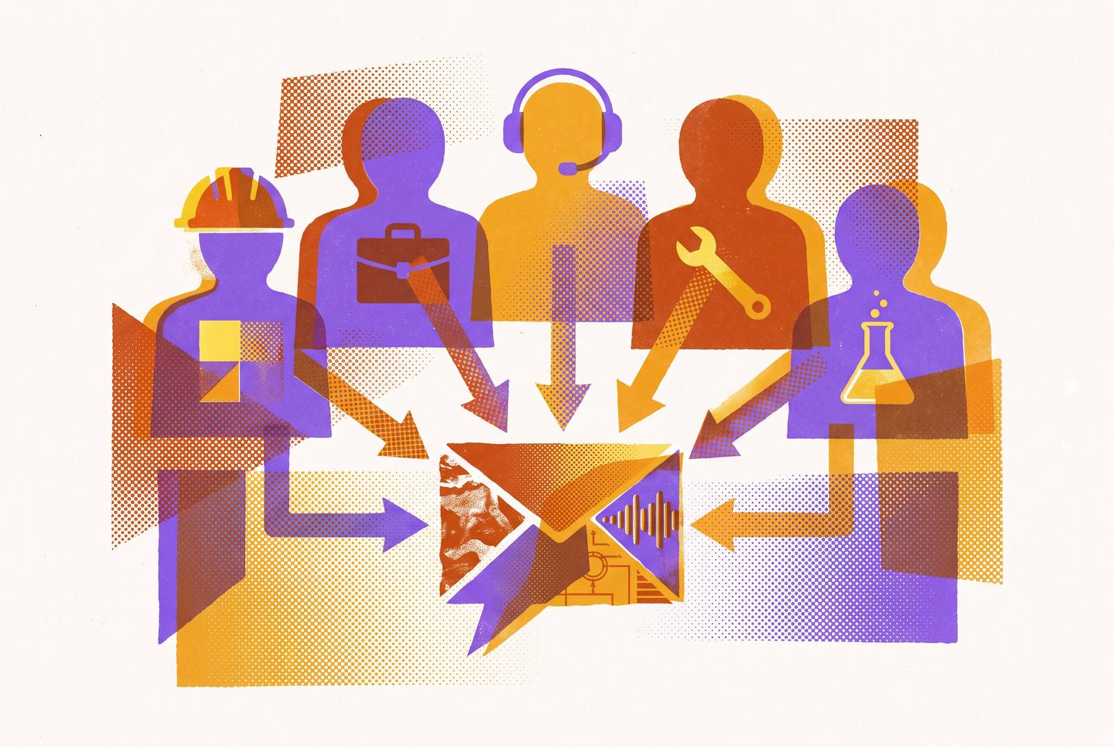 Cover illustration for “Role and Job Function Signals in Message Personalization”