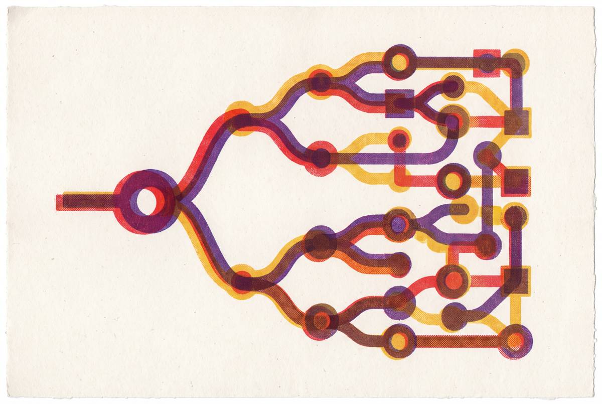 Cover illustration for “Branching Logic Design for Feature Adoption Campaigns”