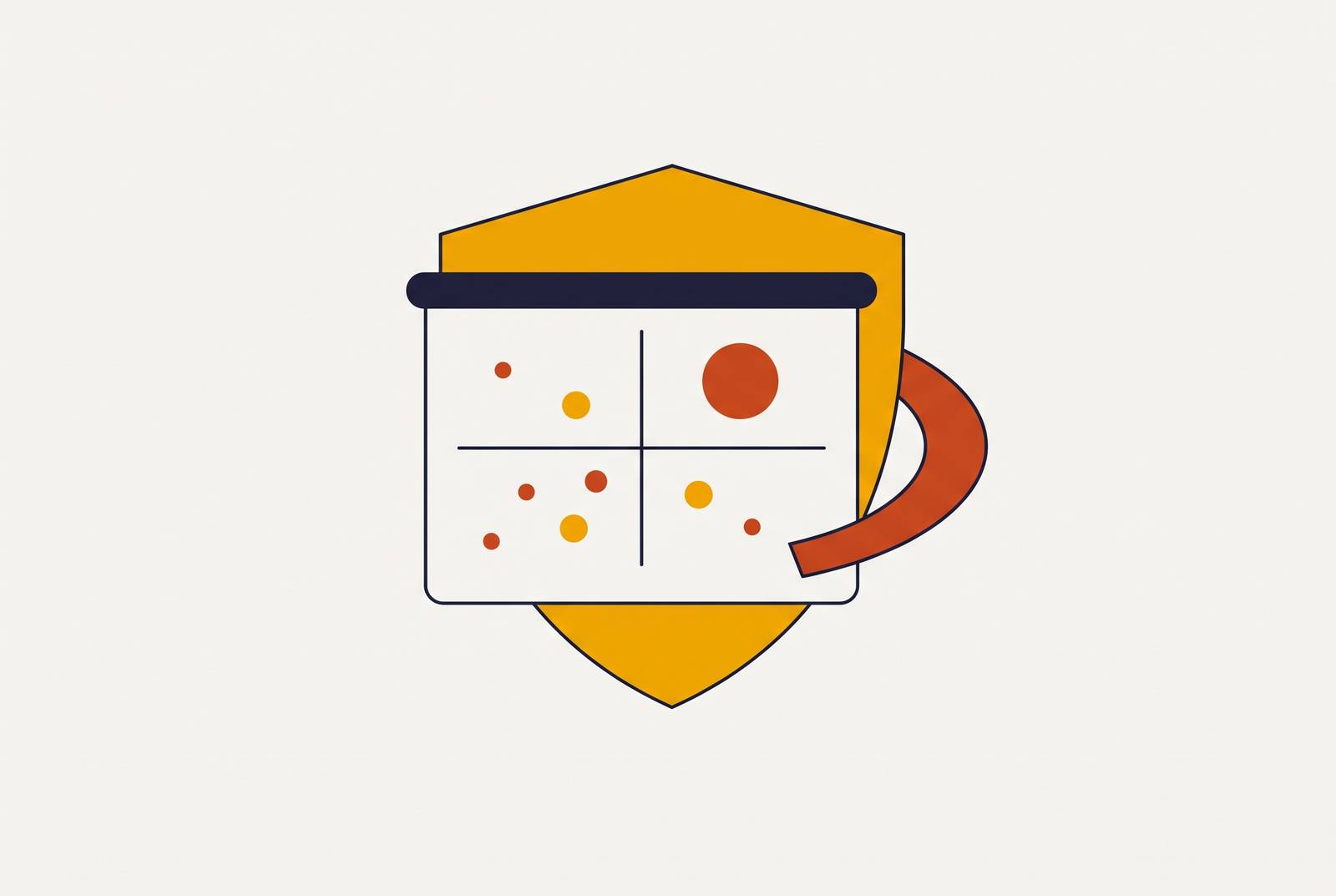 Cover illustration for “Competitive Landscape Slides That Don't Backfire”