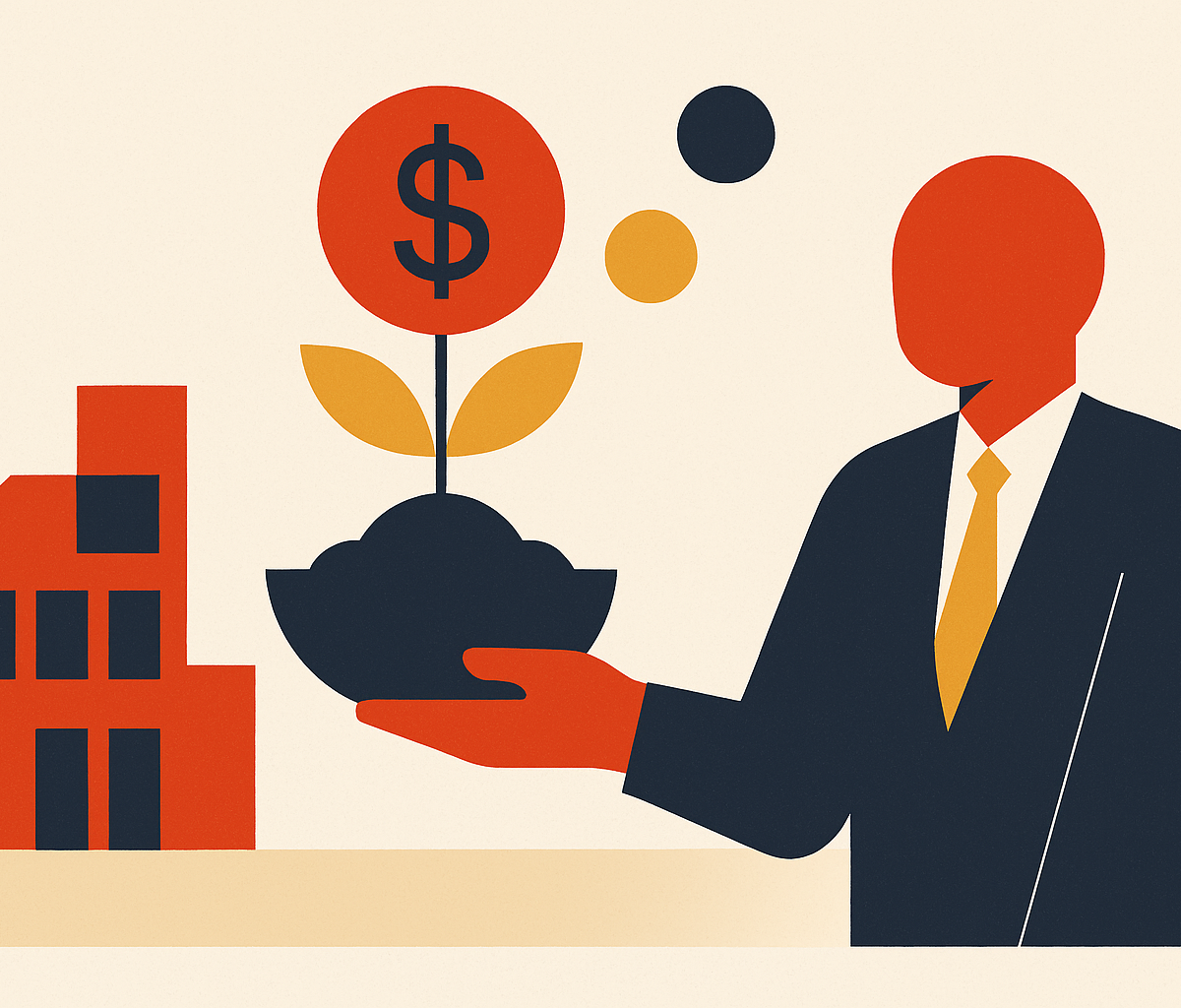 Cover illustration for “Corporate VC Participation in Seed and Series A Rounds”