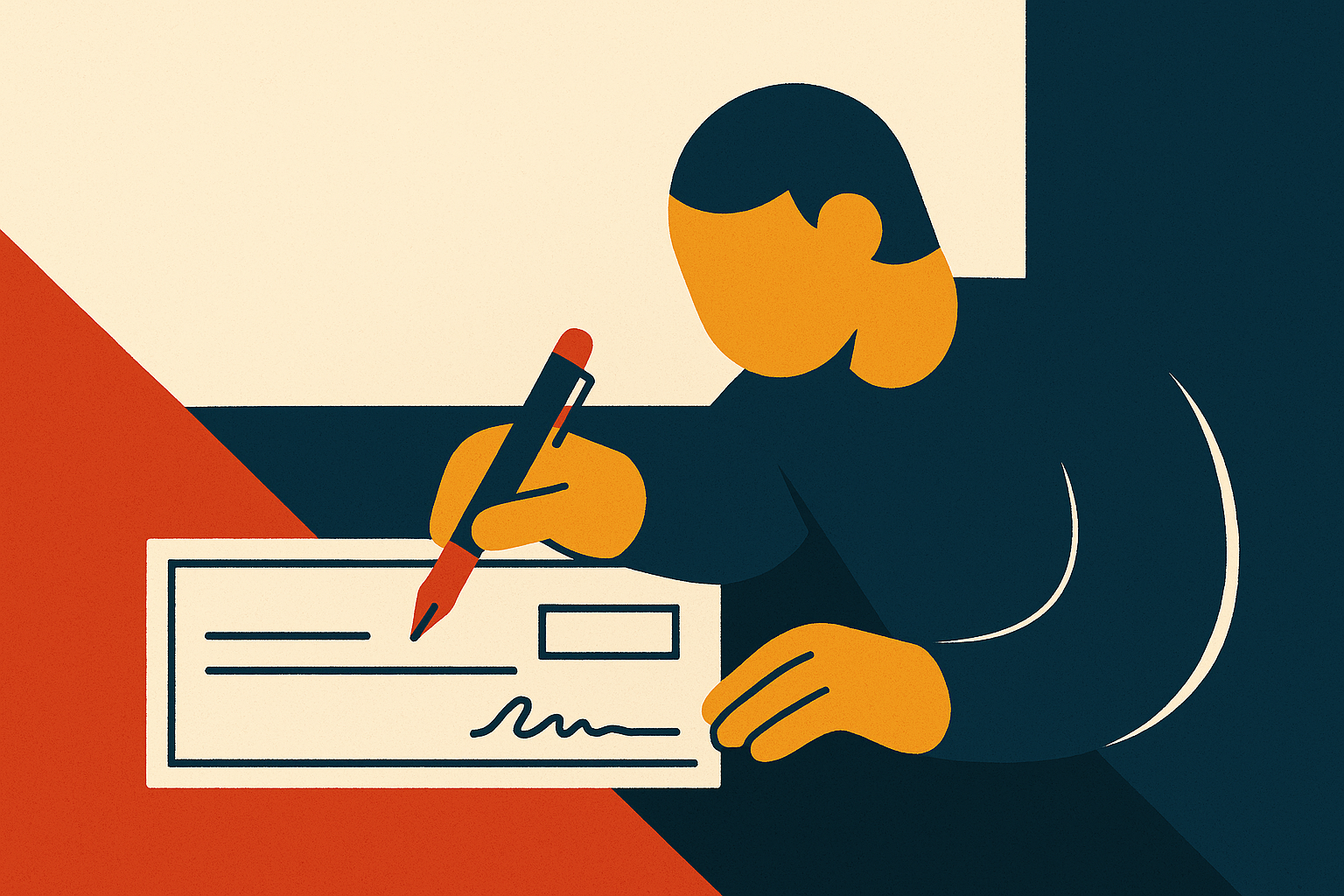 Cover illustration for “Emerging Check-Writing Behavior Among Micro-VCs”