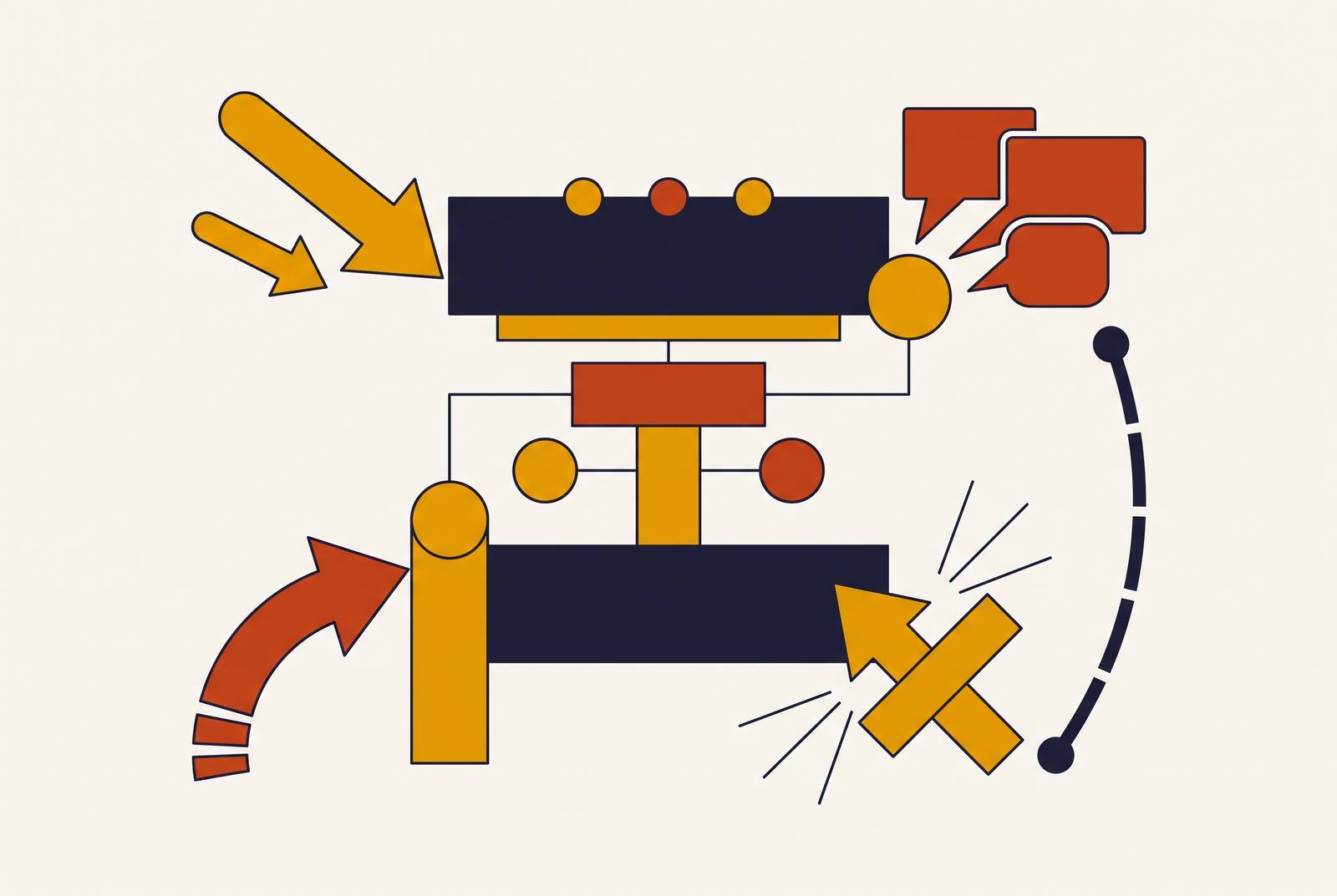 Cover illustration for “Investor Objection Patterns and Pre-Emptive Slide Design”