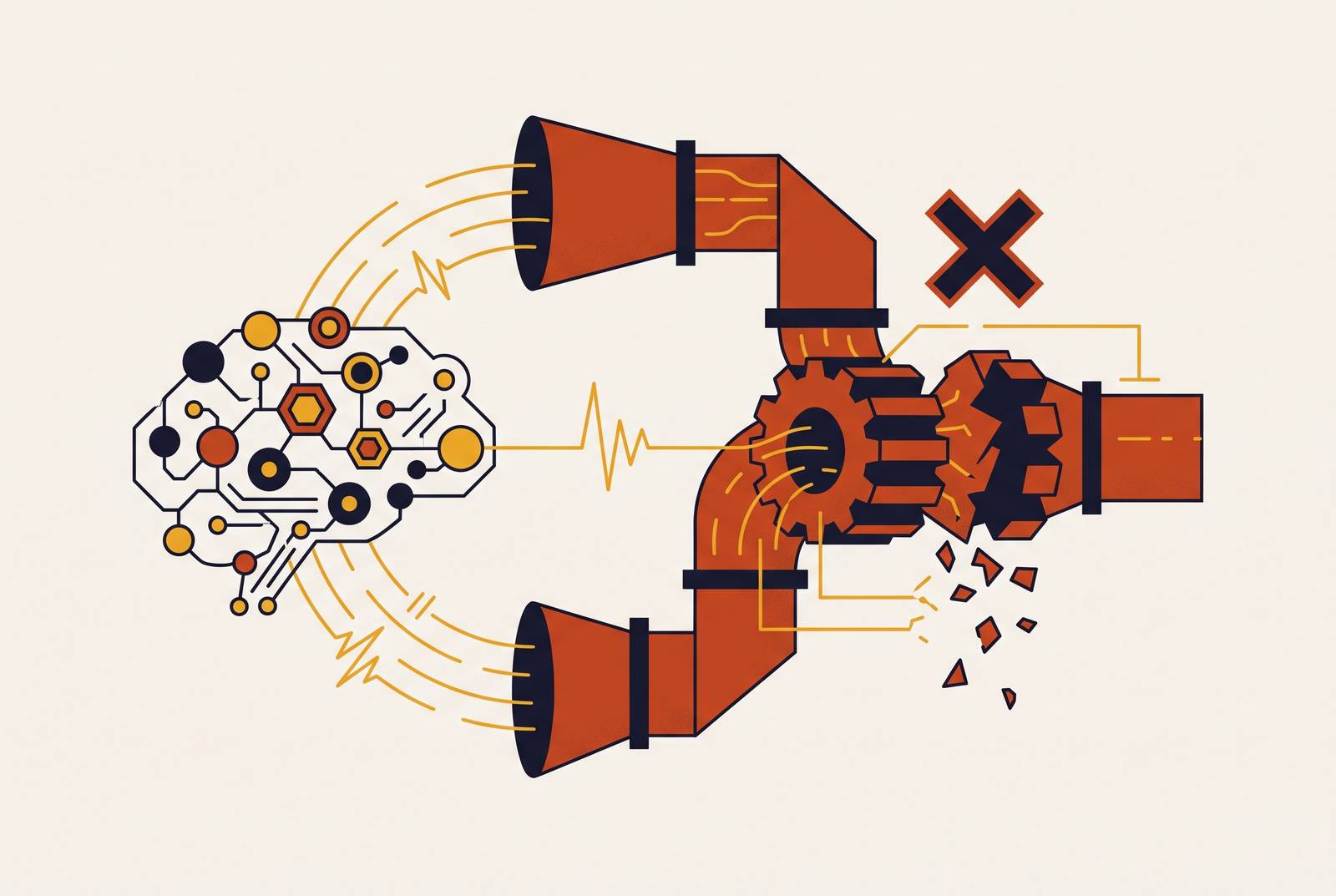 Cover illustration for “Limitations of AI in Venture Fundraising Workflows”