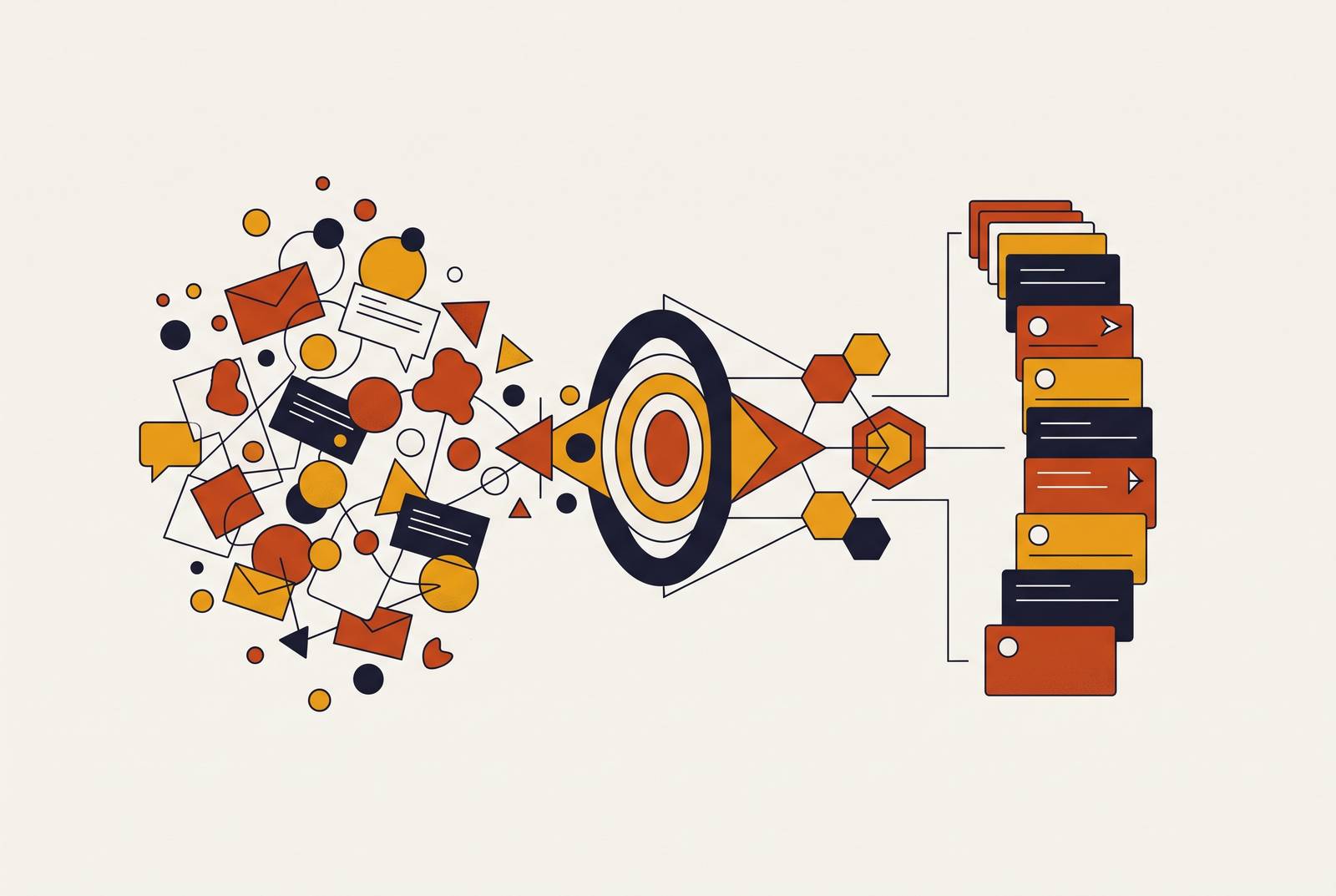 Cover illustration for “Turning Demo Day Inbound Chaos Into a Prioritized Investor Queue With AI”