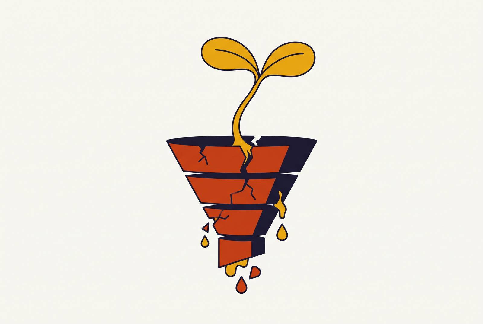 Cover illustration for “Why Sales CRMs Fail Founders Tracking a Seed Round”