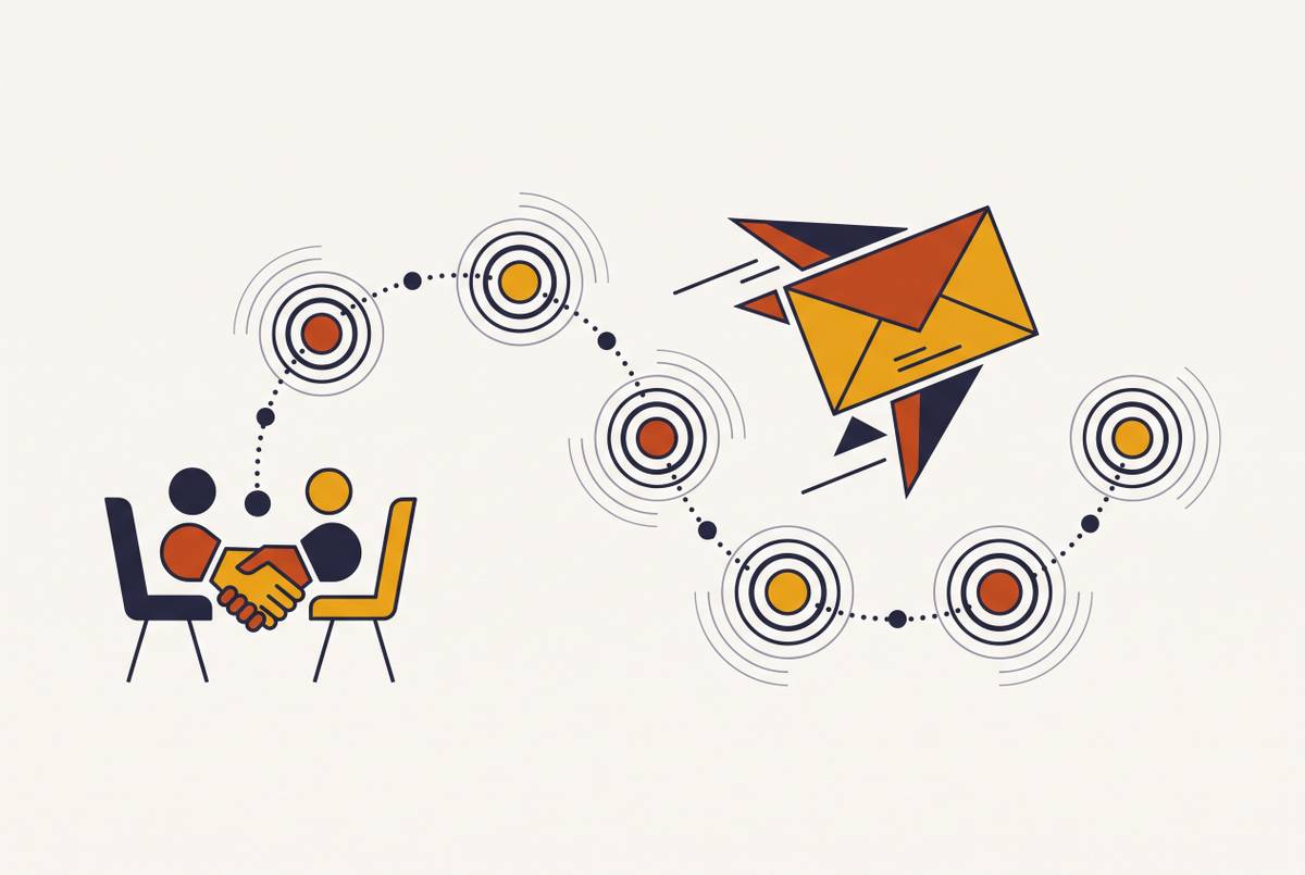 Cover illustration for “Follow-Up Cadence After an Investor First Meeting”