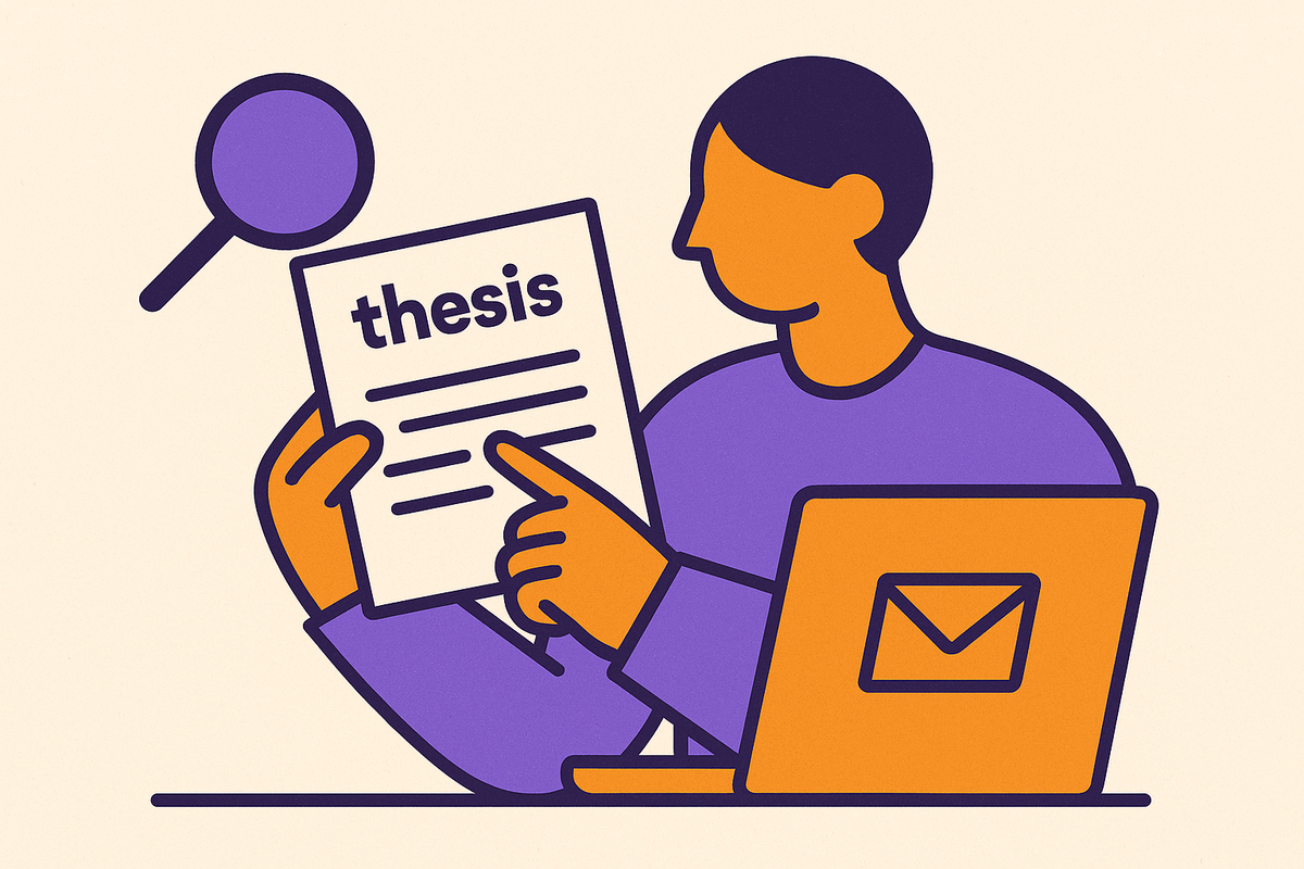 Cover illustration for “How to Read an Investor Thesis Before You Write the First Email”