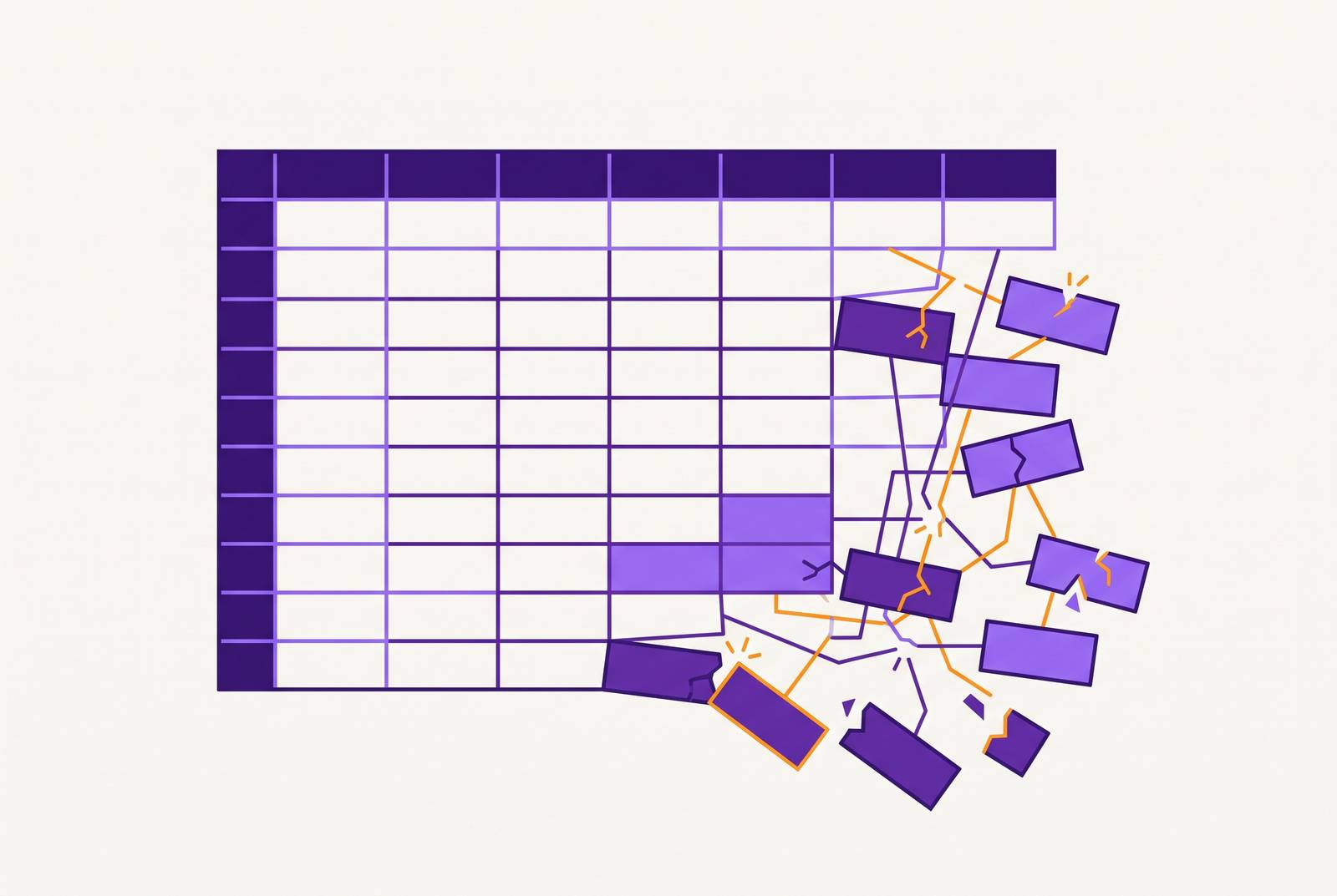 Cover illustration for “Why a Spreadsheet Fails as a Fundraising CRM”