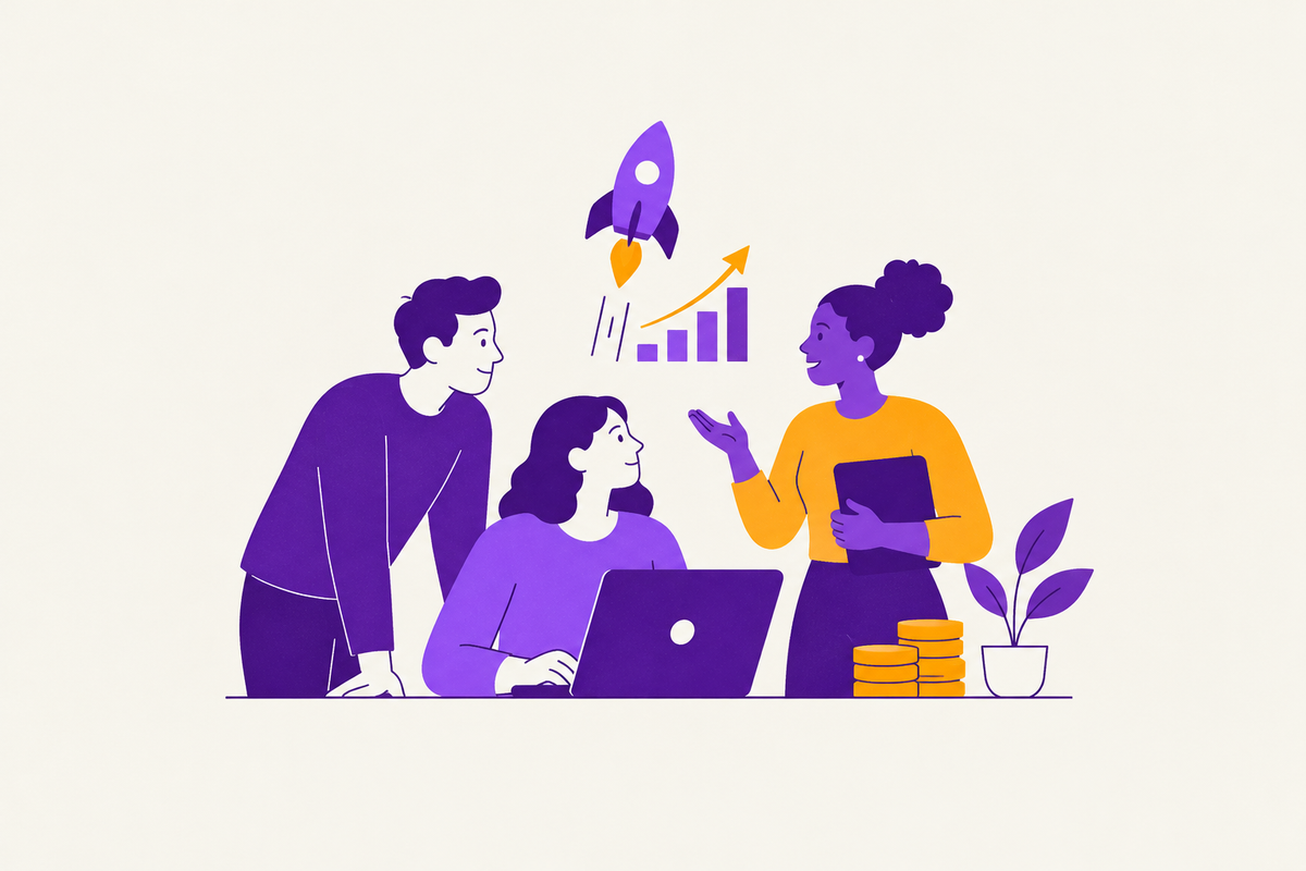 Cover illustration for “Purpose-Built Fundraising Tools Early-Stage Founders Actually Use to Close Pre-Seed and Seed Rounds”