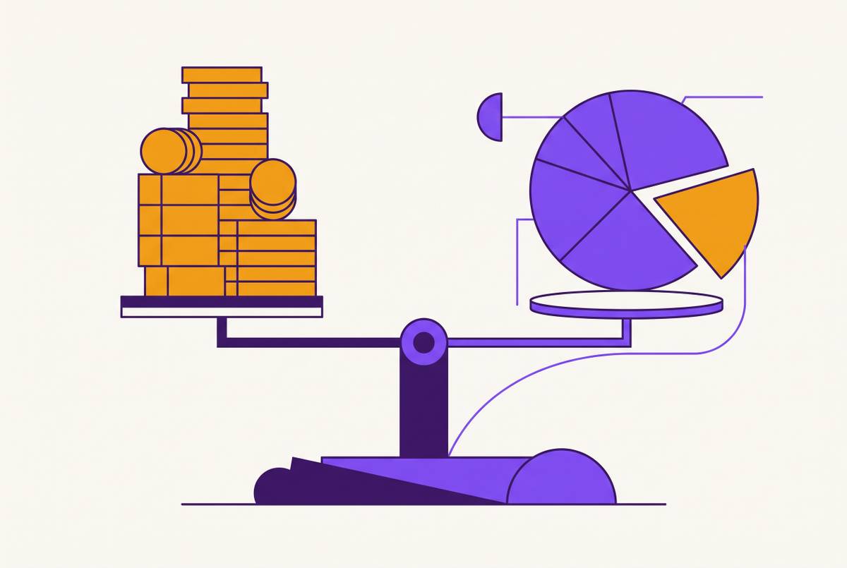 Cover illustration for “Venture Debt vs Equity for Early-Stage Startups”