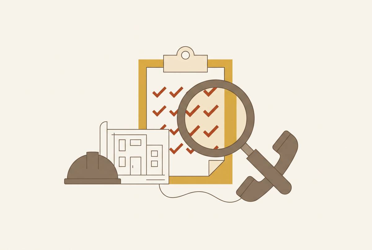 Cover illustration for “Reference Check Questions for Construction Estimating Software”