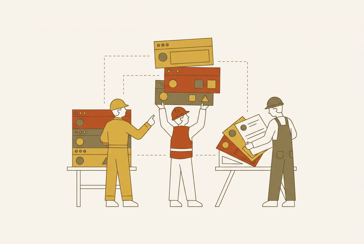 Cover illustration for “Multi-Trade Contractors Evaluating Specialty Software Stacks”
