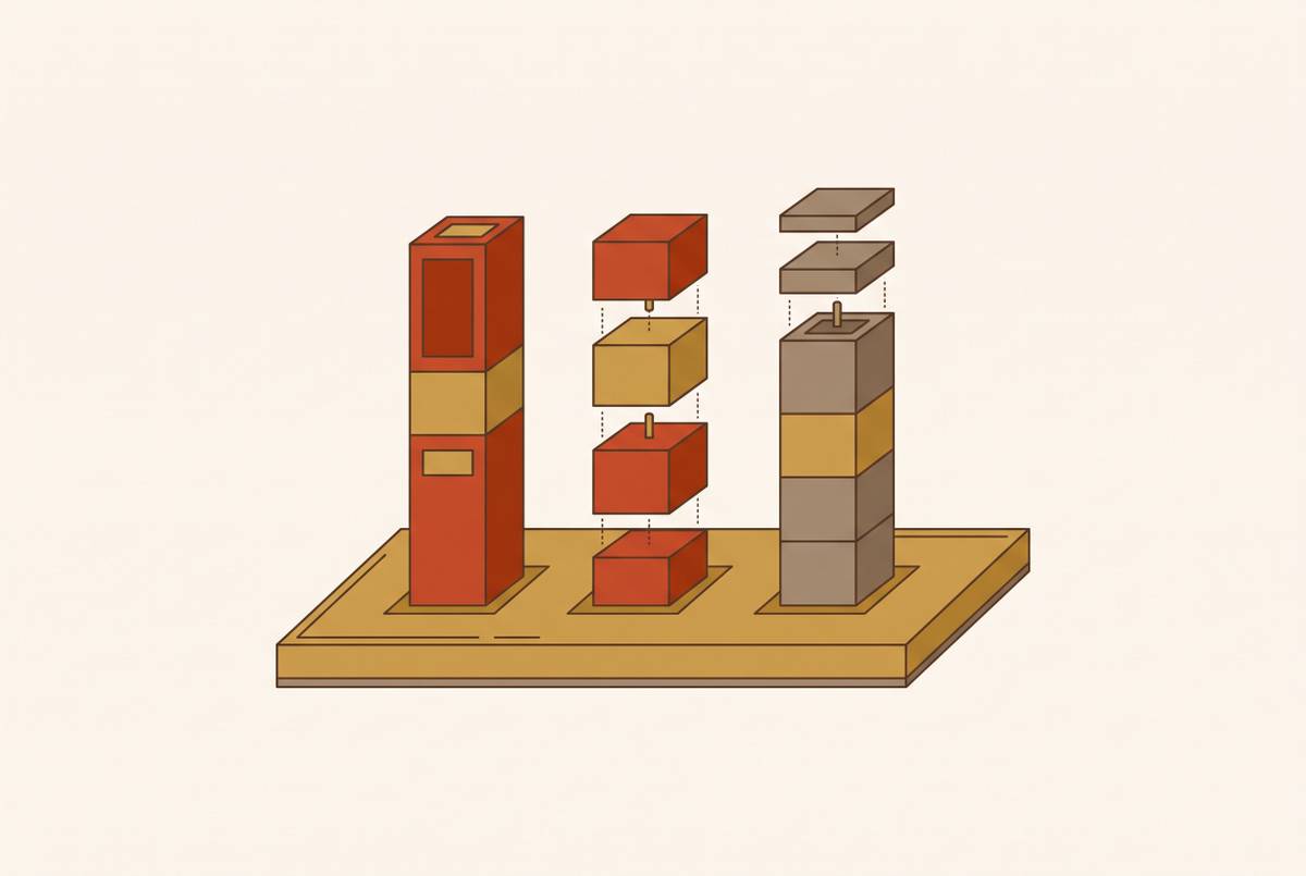 Cover illustration for “How Vertical Modules in Broad Platforms Are Built”