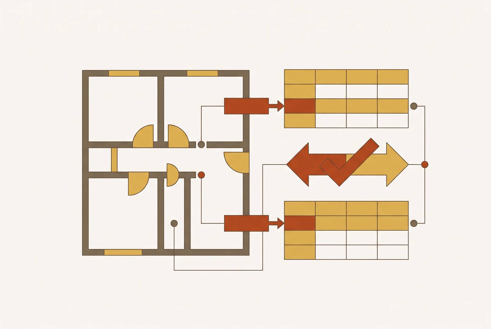 Cover illustration for “Reconciling Door Schedules and Partition Schedules in Commercial Takeoffs”