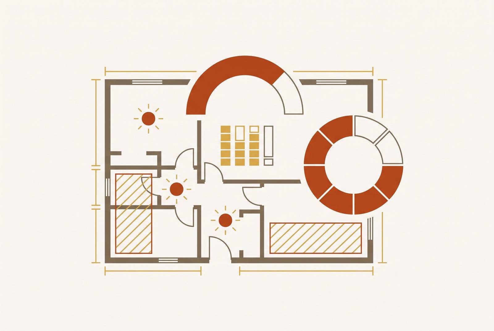 Cover illustration for “AI Confidence Scores in Construction Takeoff Output”