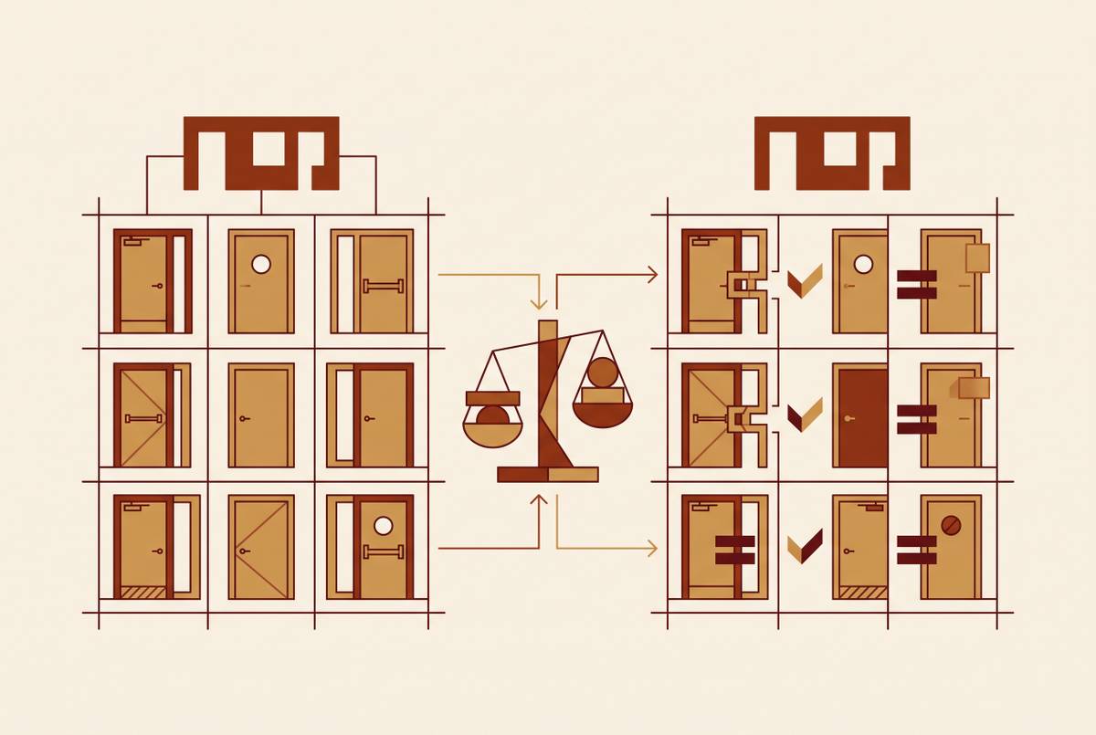 Cover illustration for “Partition Schedule Reconciliation in Division 8 Takeoffs”