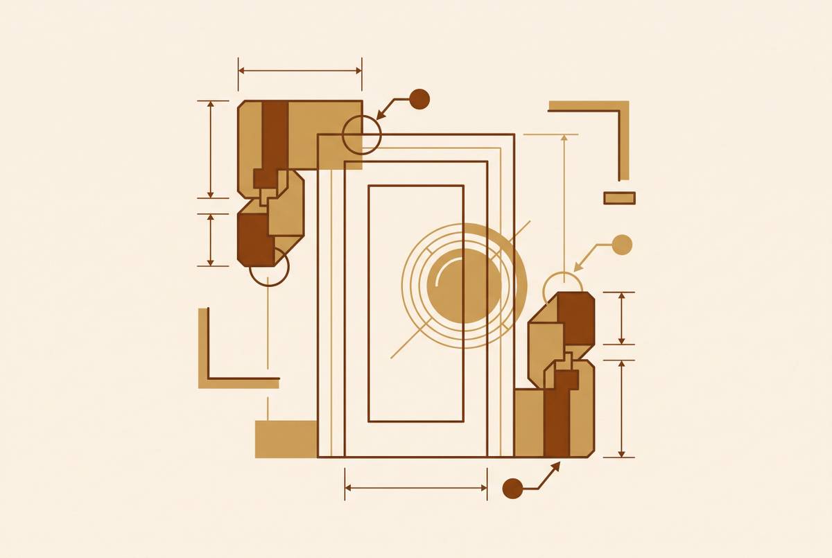 Cover illustration for “Elevation Drawing Interpretation for Door Frame Profiles”
