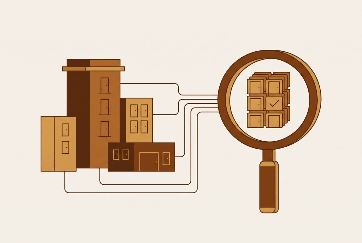 Cover illustration for “Takeoff Verification Workflow for Multi-Building Division 8 Projects”