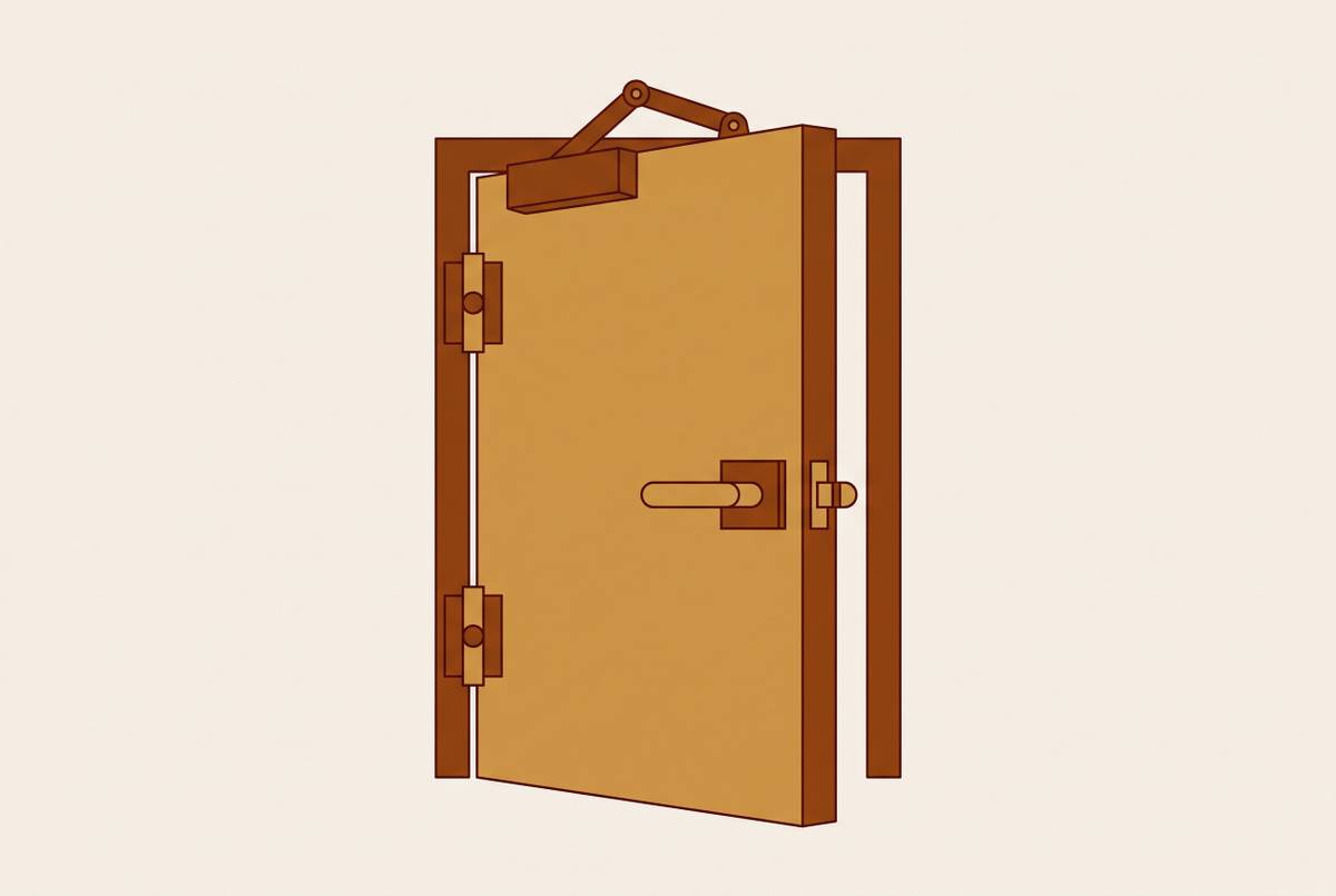 Cover illustration for “Fire Door Hardware Compliance Requirements by Opening Type”