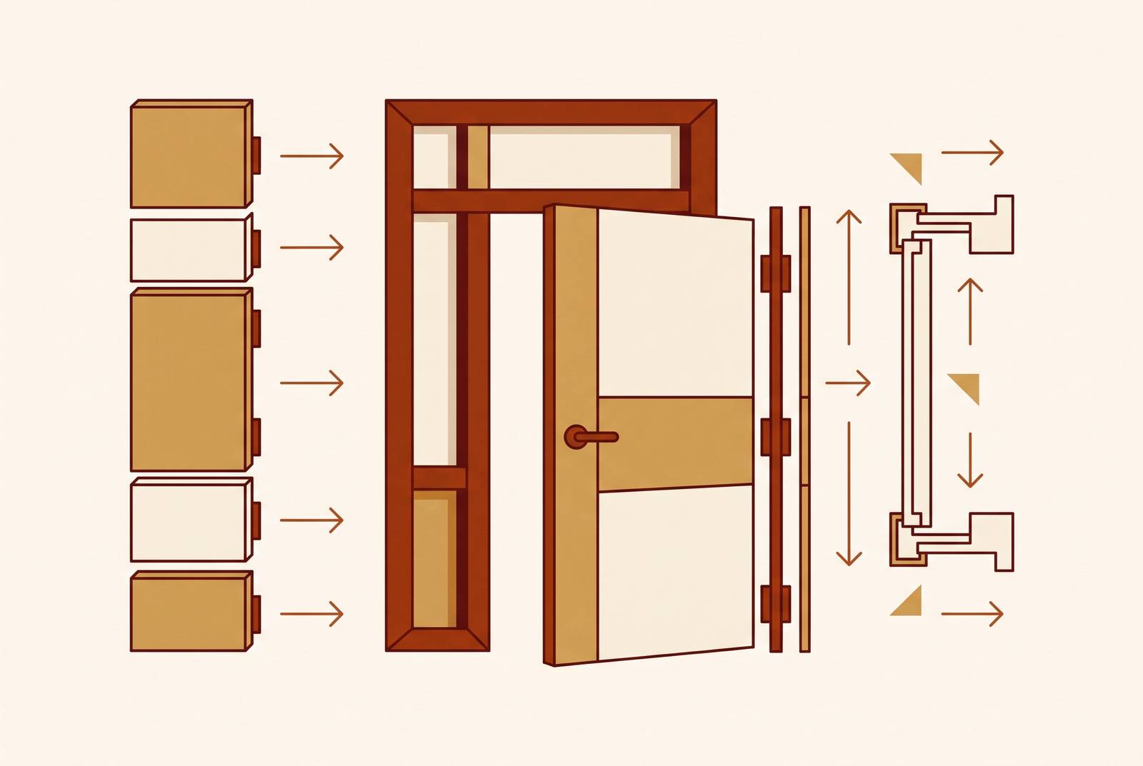 Cover illustration for “Door and Frame Takeoff Sequence for Commercial Bids”