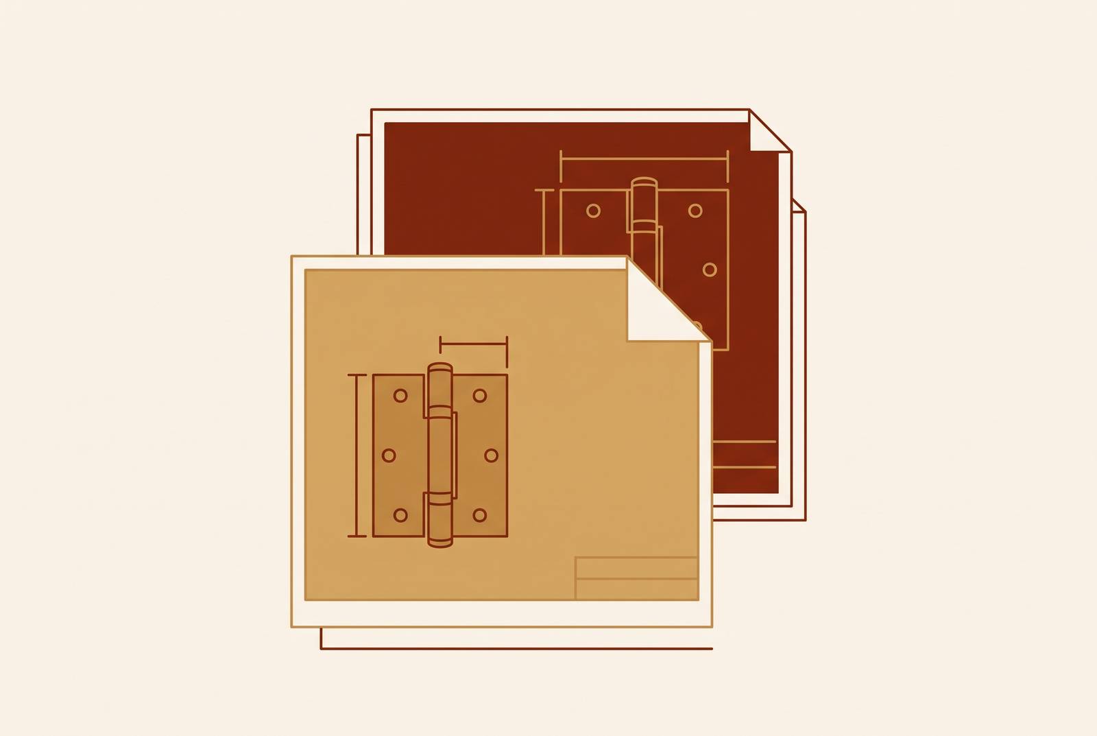 Cover illustration for “Hardware Specification Conflicts Between Project Spec and Shop Drawings”