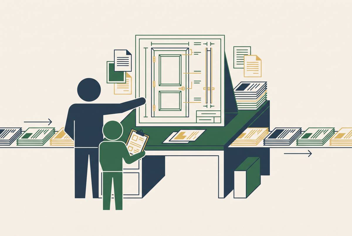 Cover illustration for “Hiring a Junior Estimator for Division 8 Work Without Slowing the Desk”
