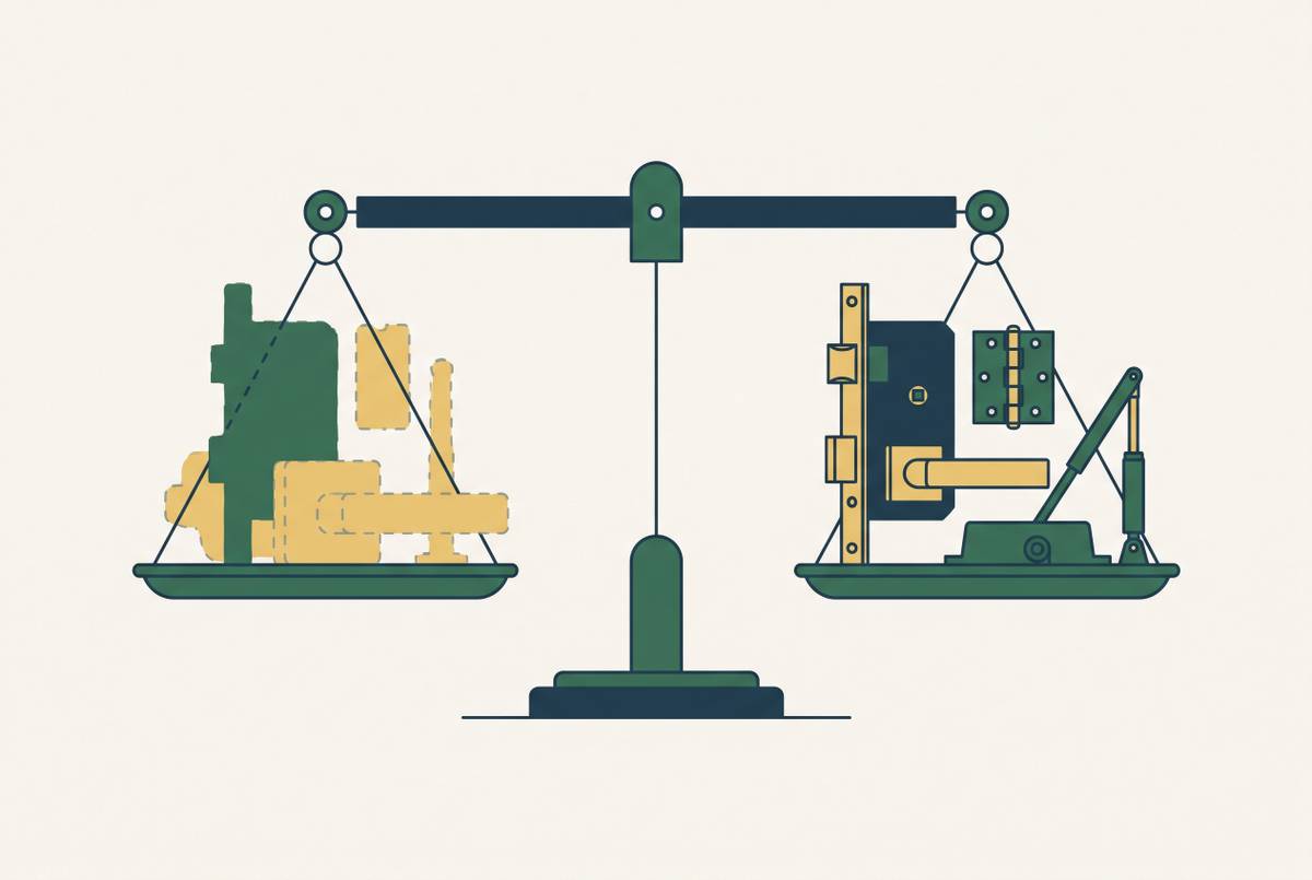 Cover illustration for “Allowance vs. Specified Hardware Sets in Division 8 Bid Strategy”