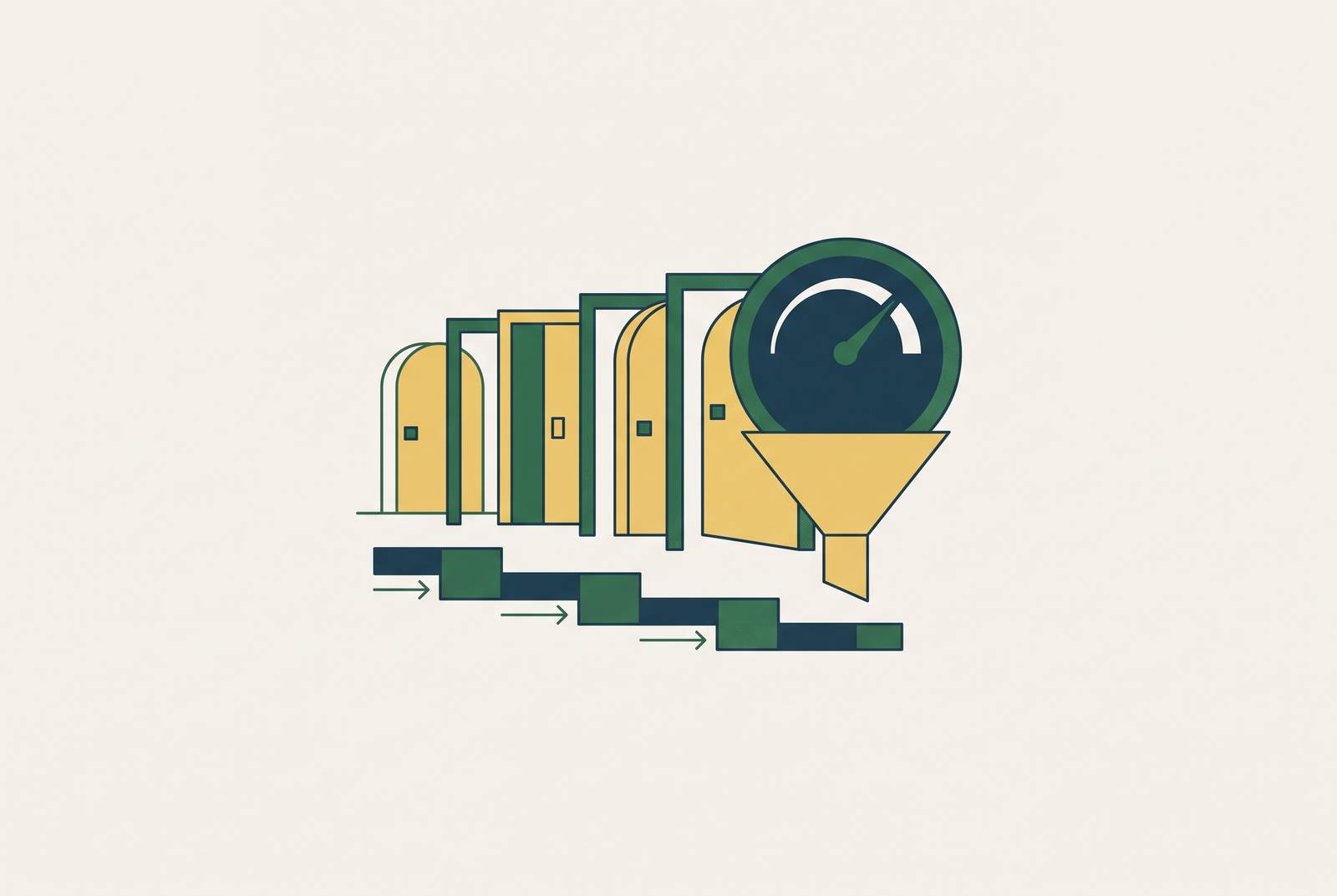 Cover illustration for “Measuring Estimating Throughput at a DFH Shop”