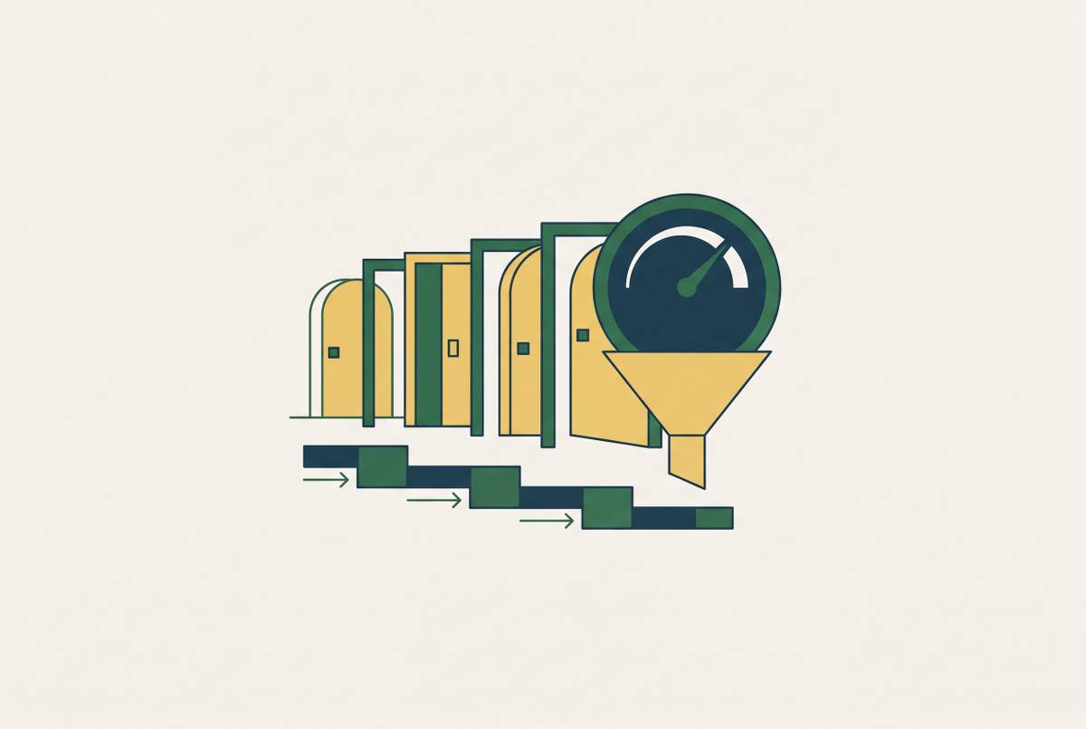 Cover illustration for “Measuring Estimating Throughput at a DFH Shop”