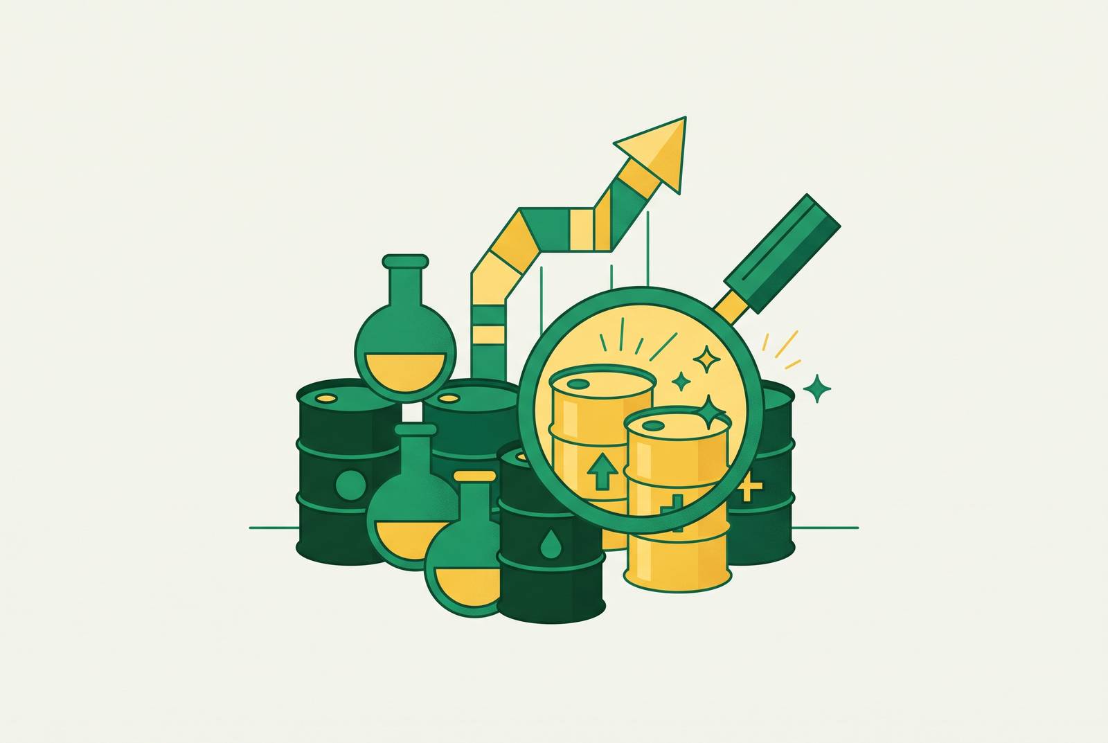Cover illustration for “Identifying Upsell Triggers in Specialty Chemical Accounts”