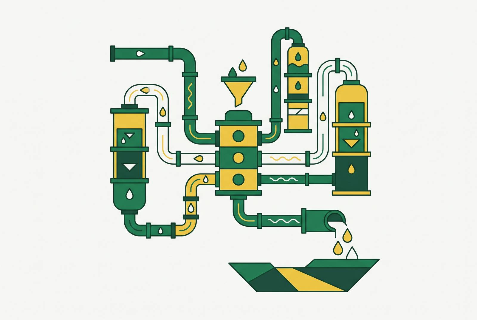 Cover illustration for “Water Treatment Chemical Sales in Heavy Industrial Plants”