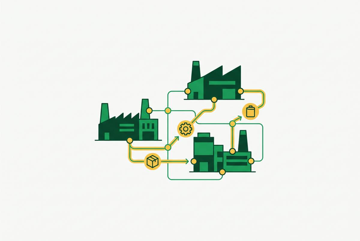 Cover illustration for “Cross-Sell Mapping Across a Multi-Plant Manufacturing Account”