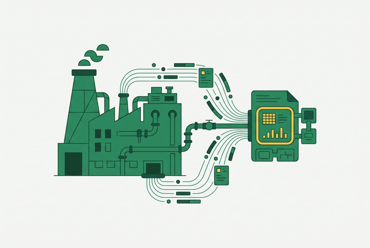 Cover illustration for “Enriching Salesforce With Plant-Level Manufacturing Data”
