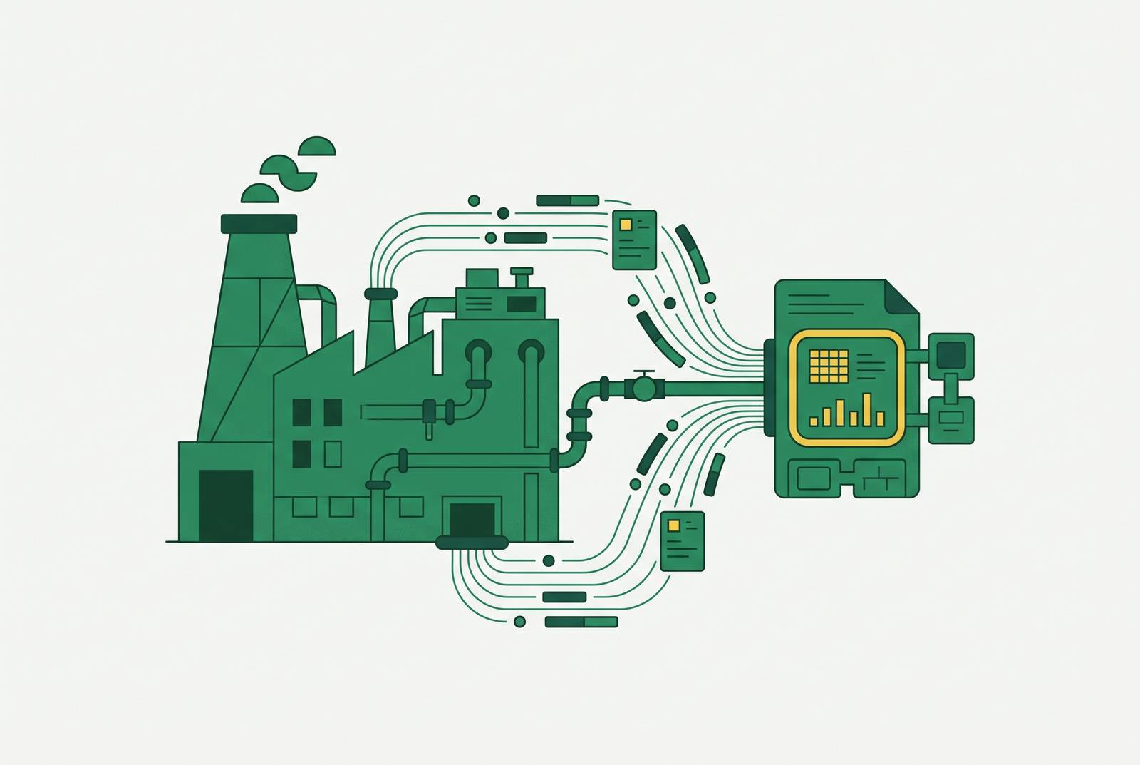 Cover illustration for “Enriching Salesforce With Plant-Level Manufacturing Data”