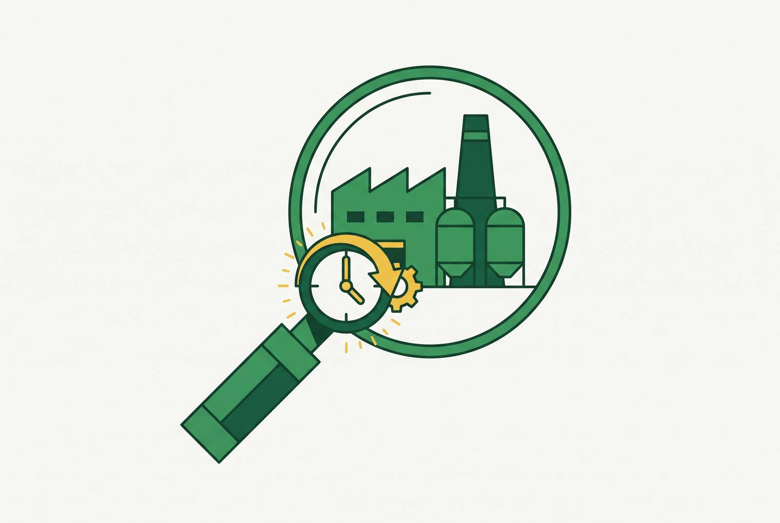 Cover illustration for “Reducing Research Time for Reps Selling Into Manufacturing Plants”