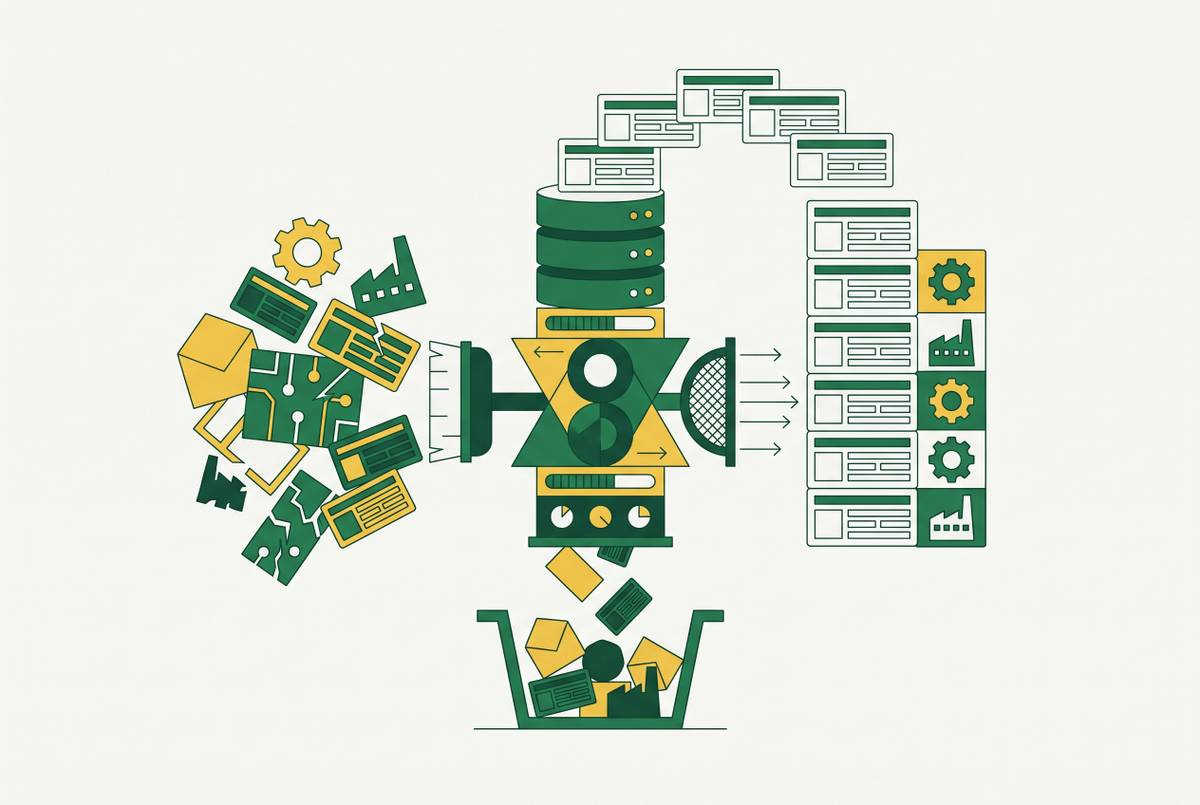 Cover illustration for “CRM Data Hygiene for Industrial Account Databases”