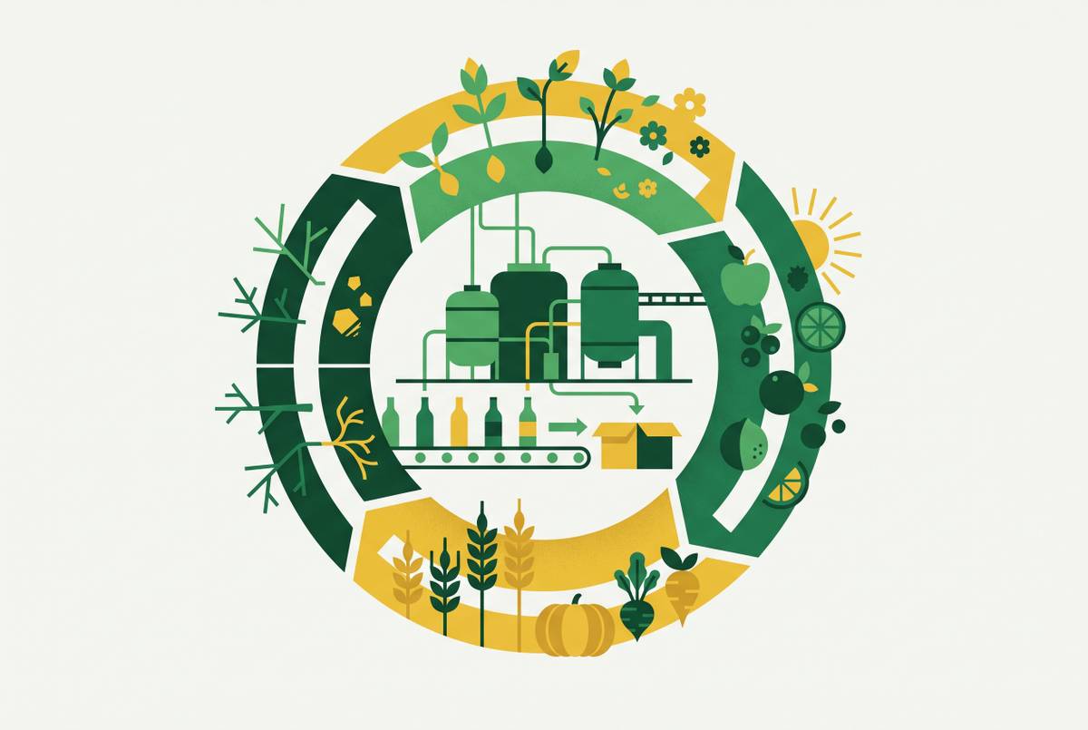 Cover illustration for “Seasonal Production Cycles in Food and Beverage Plants”