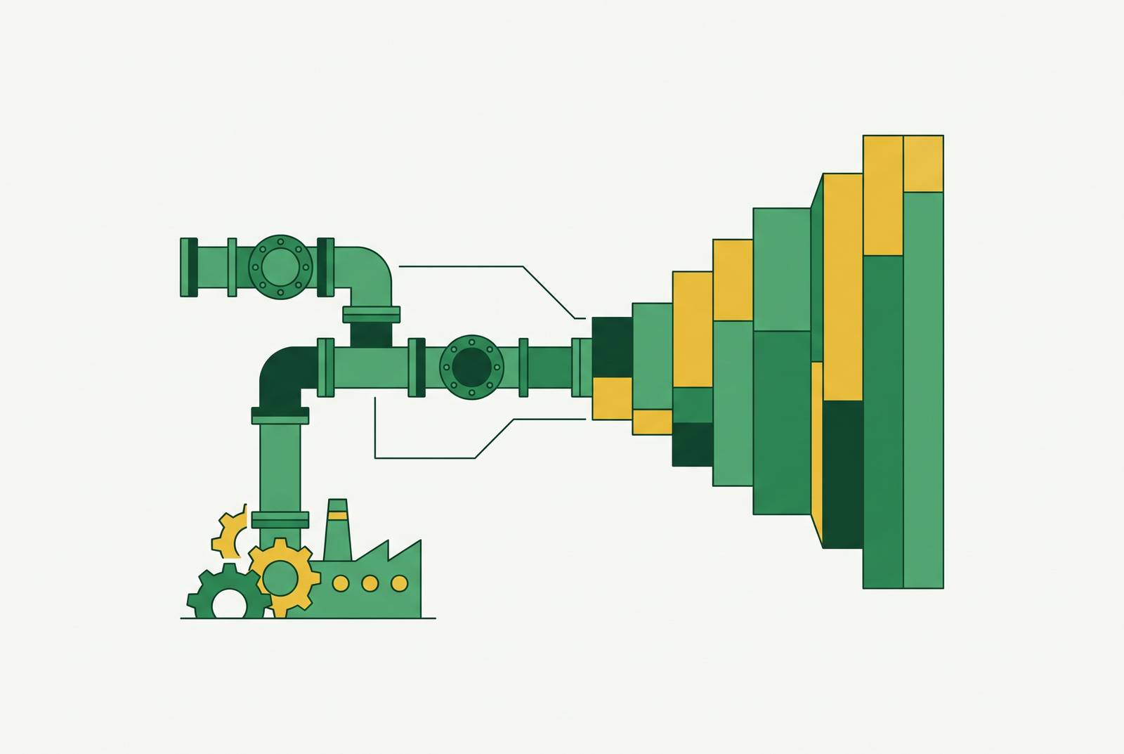 Cover illustration for “Pipeline Generation Metrics for Industrial Sales Teams”