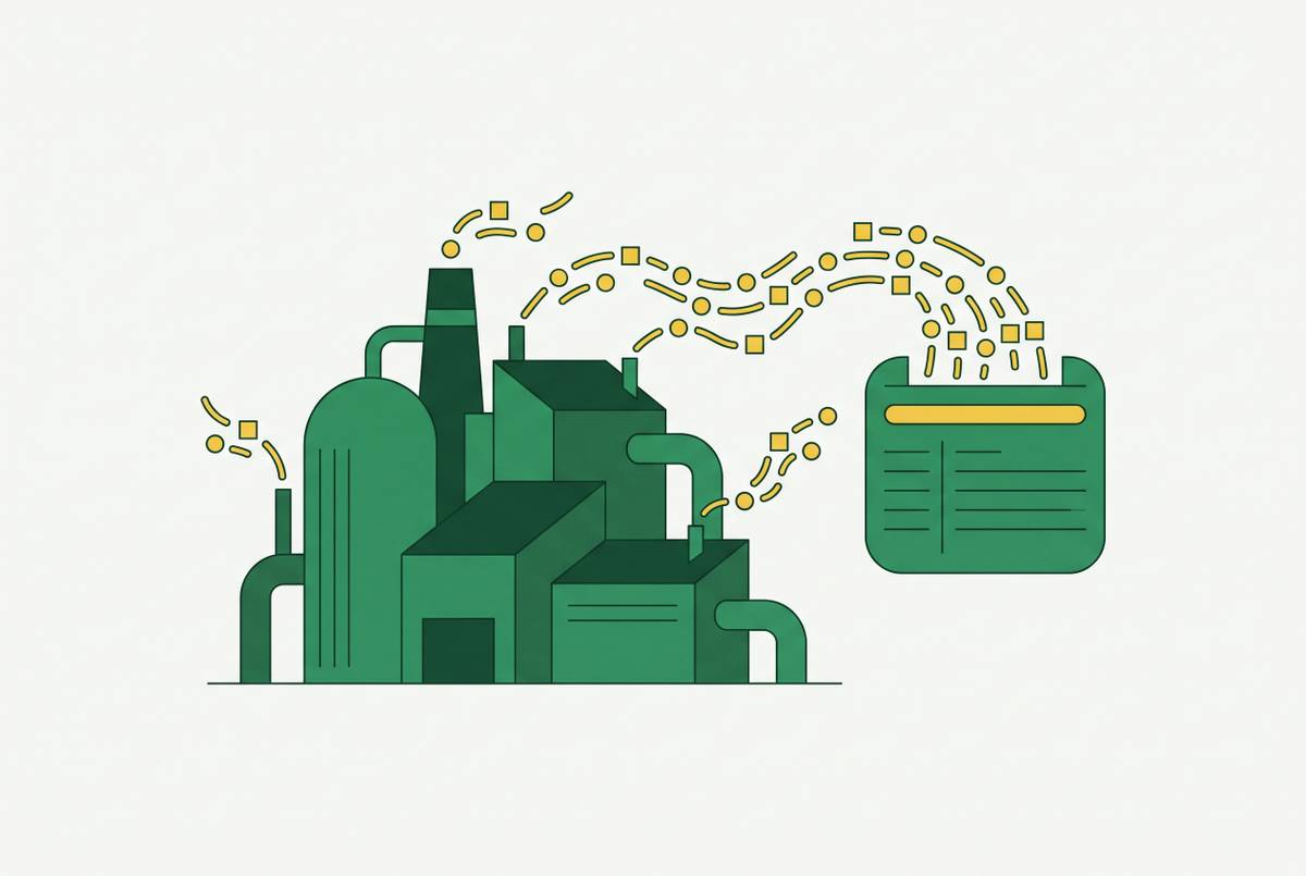 Cover illustration for “Enriching Salesforce With Plant-Level Manufacturing Data”