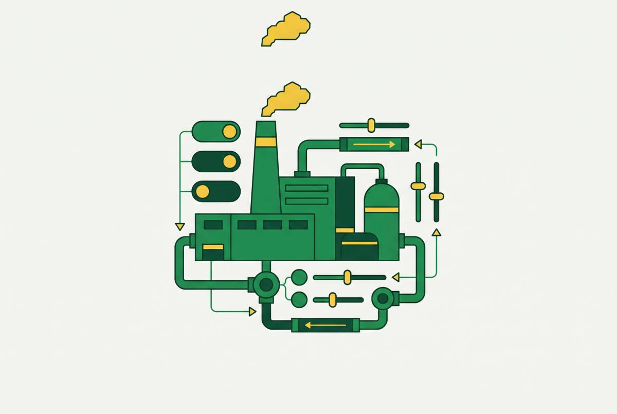 Cover illustration for “HubSpot Configuration for Teams Selling to Industrial Plants”